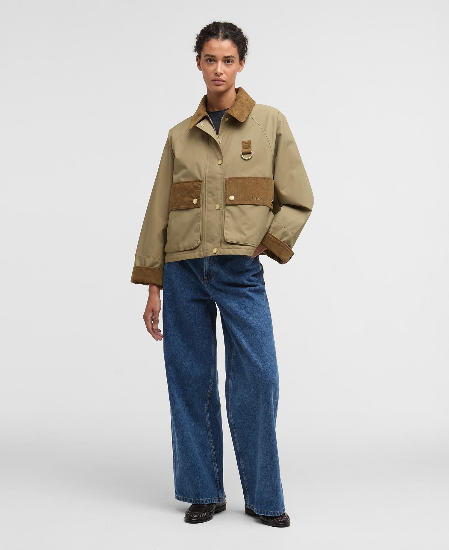 Barbour Phoebe Casual Jacket - Military Brown