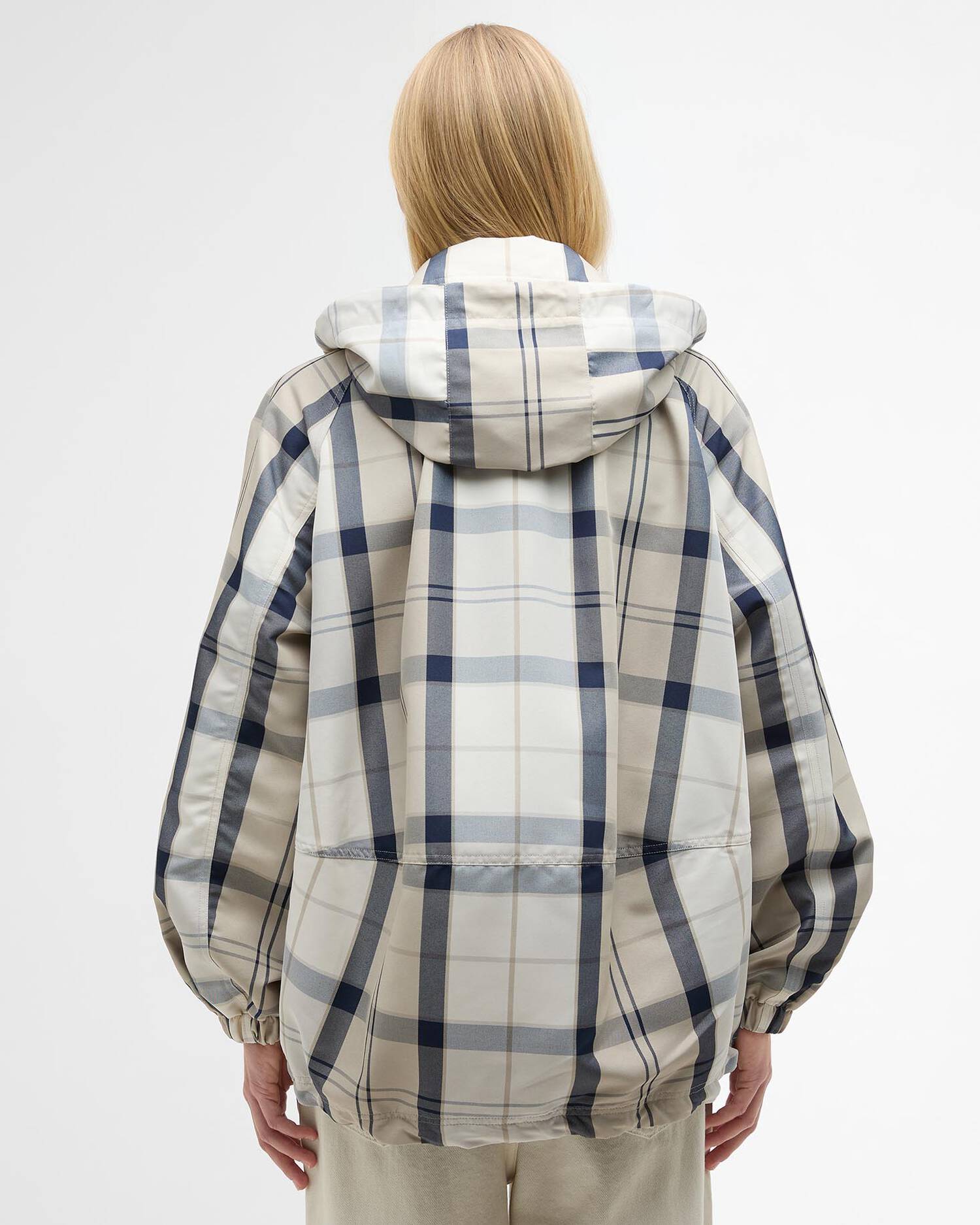 Barbour Ballina Check Showerproof Jacket Dress Navy
