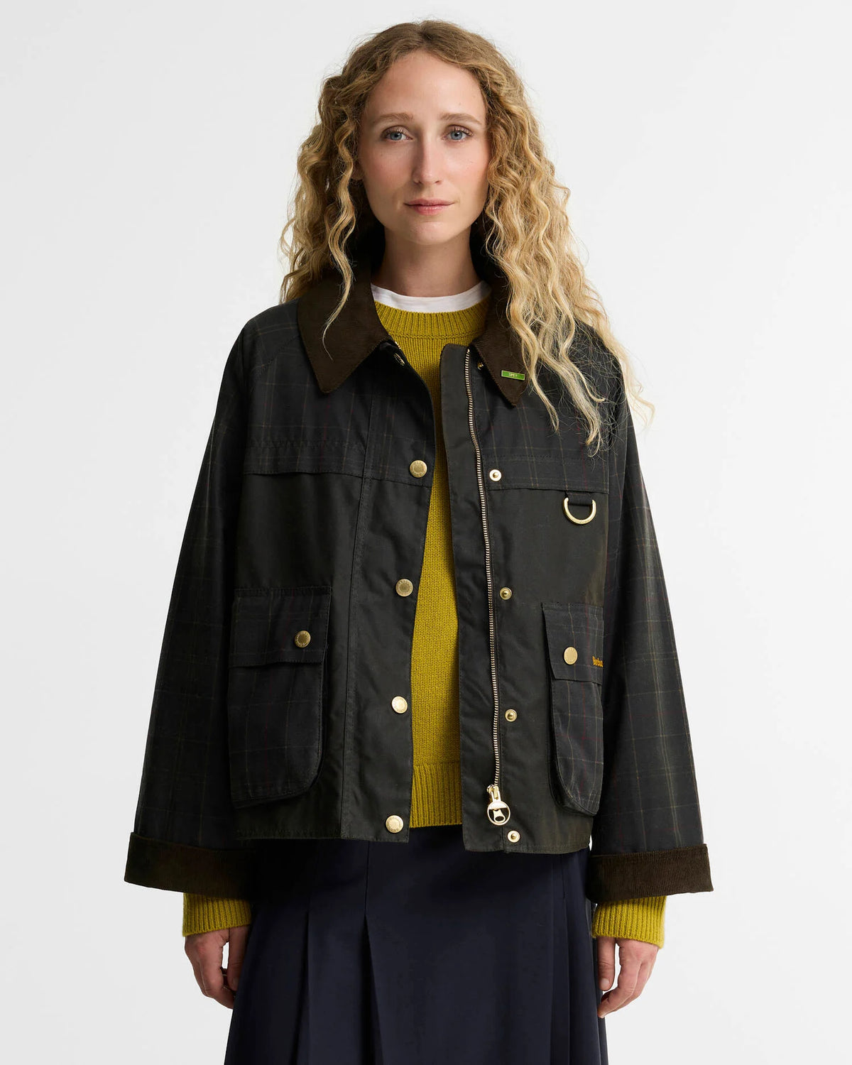 Barbour Tartan Reimagined Icons Tartan Spey Wax Jacket Classic Tartan / Olive