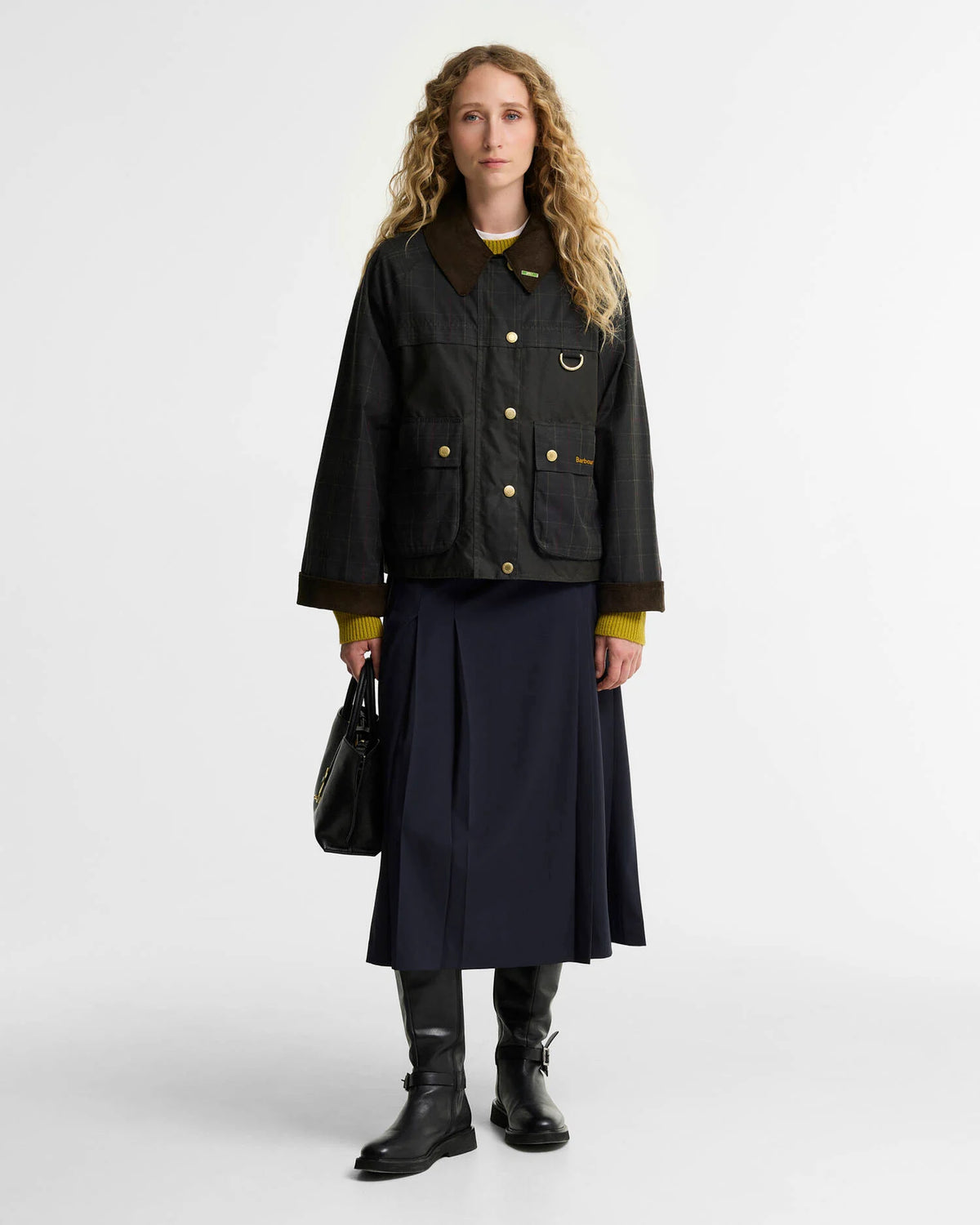 Barbour Tartan Reimagined Icons Tartan Spey Wax Jacket Classic Tartan / Olive