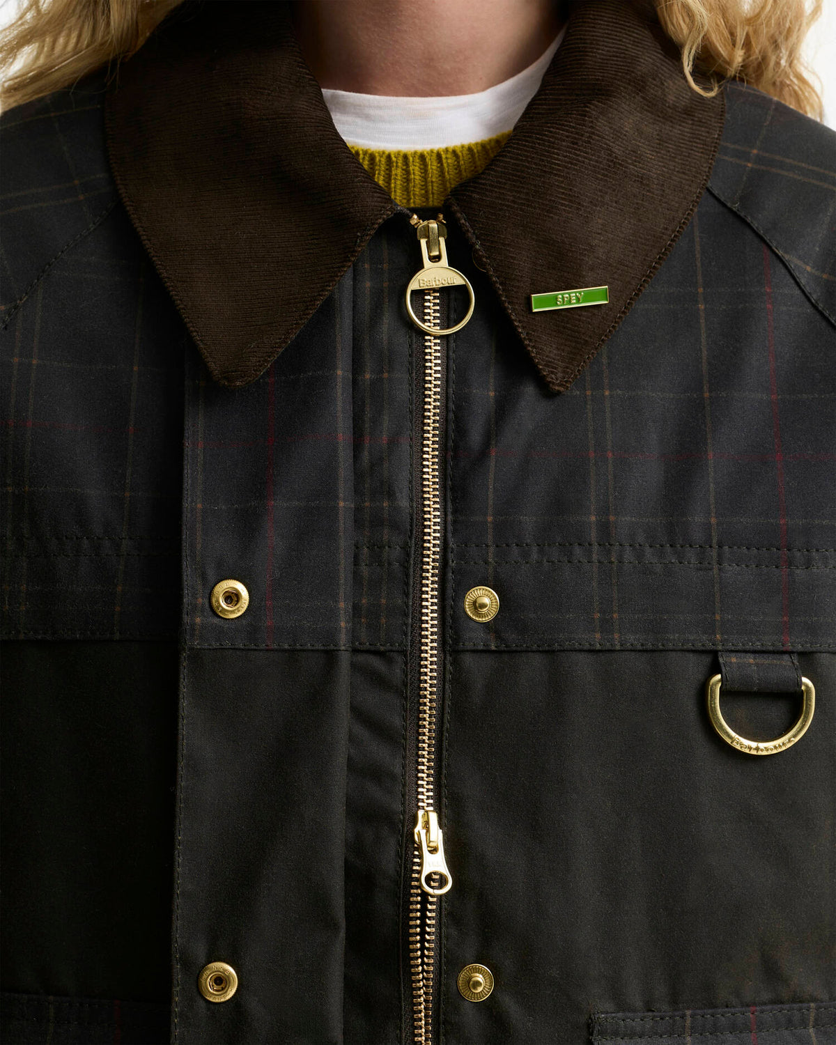 Barbour Tartan Reimagined Icons Tartan Spey Wax Jacket Classic Tartan / Olive