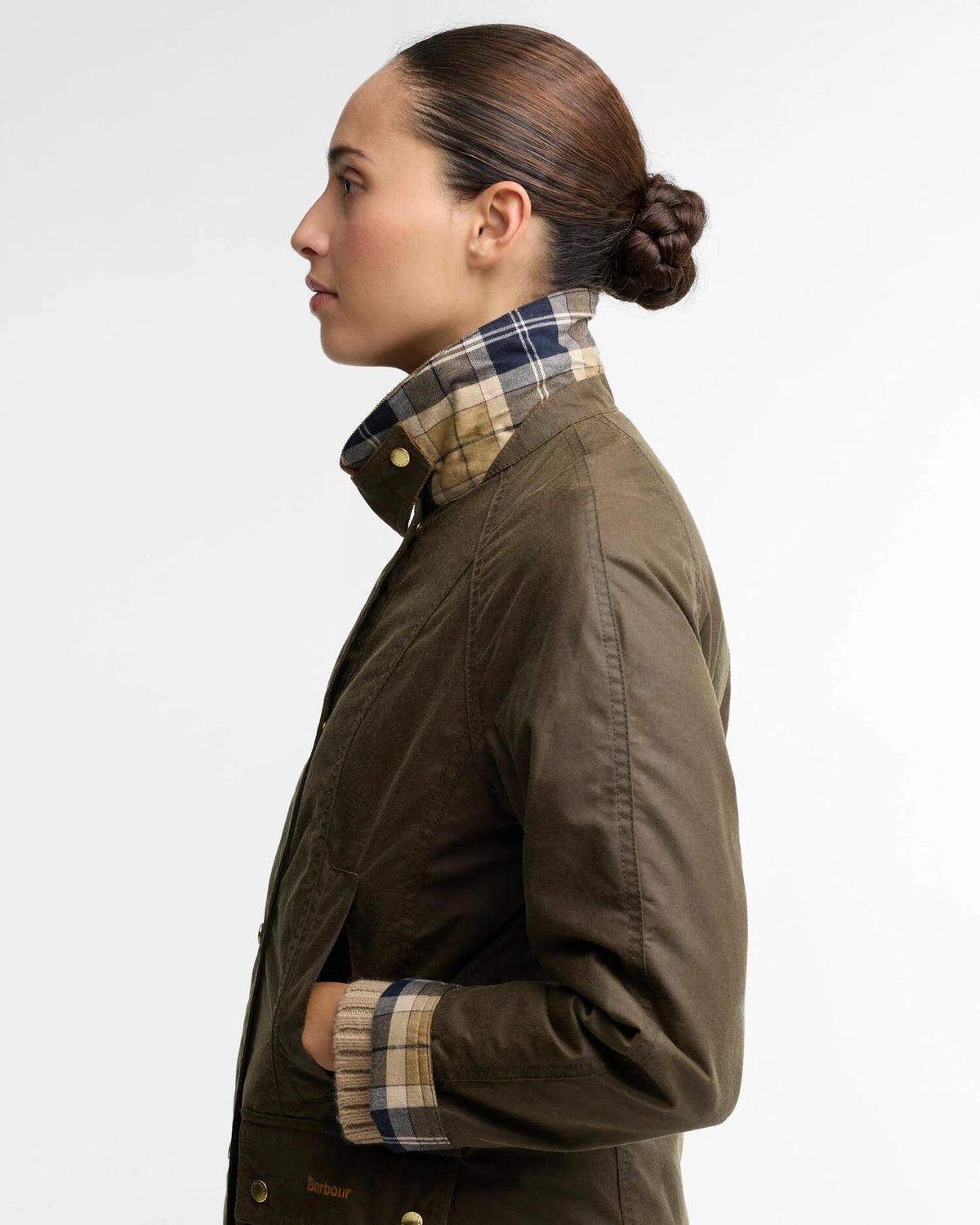 Barbour Icons Beadnell Wax Jacket Beech / Birchwood