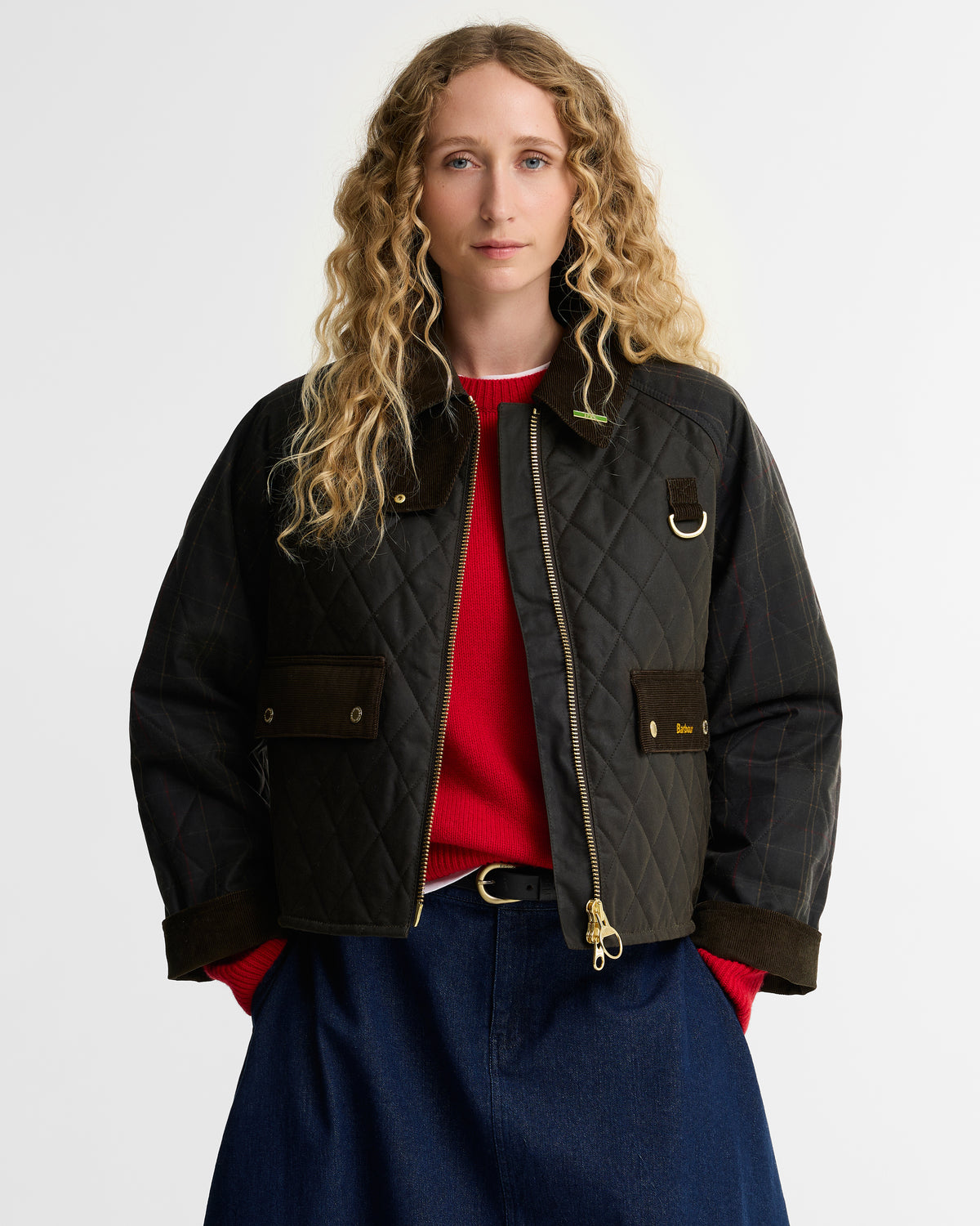 Barbour Tartan Reimagined Icons Tartan Quilted Spey Wax