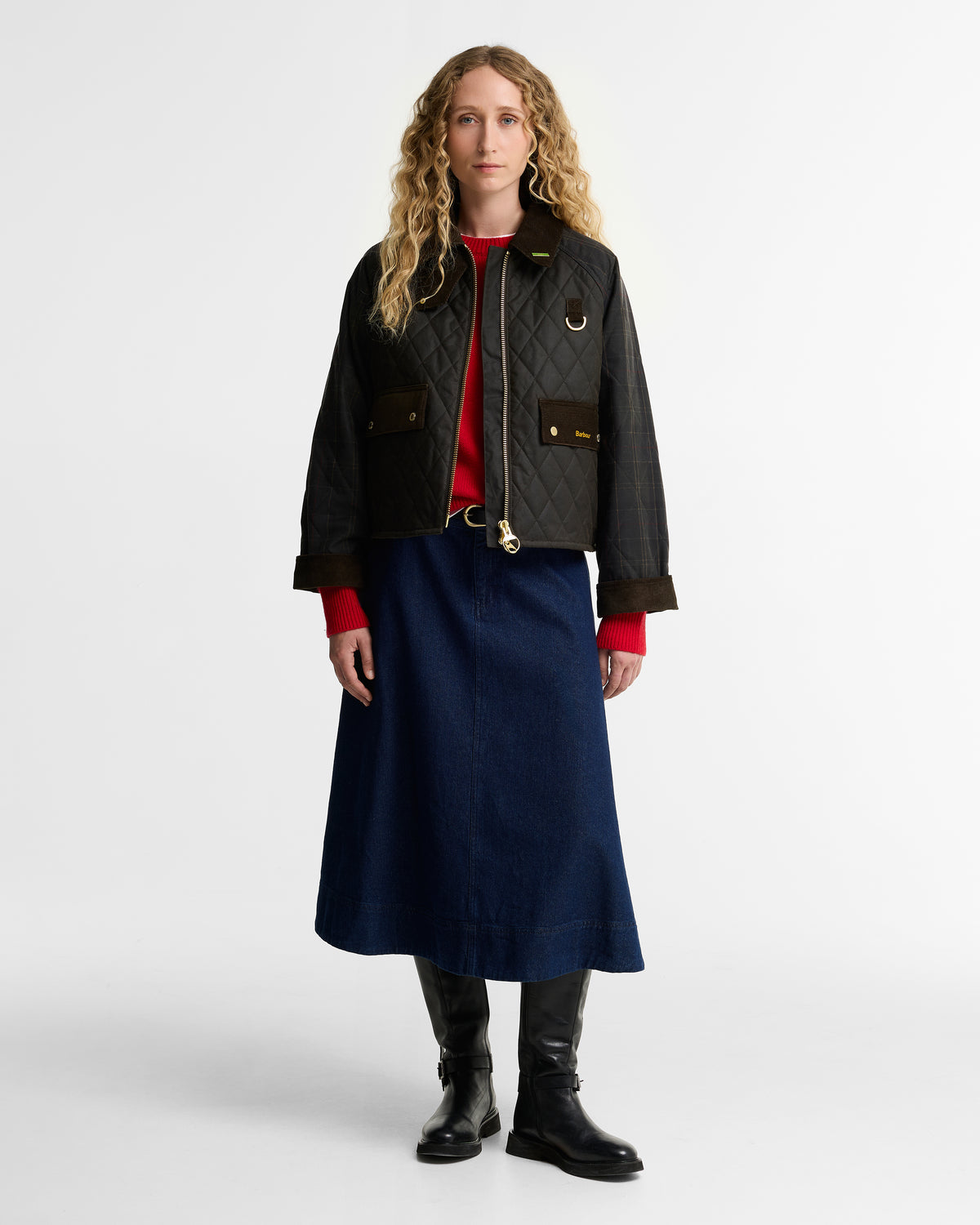 Barbour Tartan Reimagined Icons Tartan Quilted Spey Wax