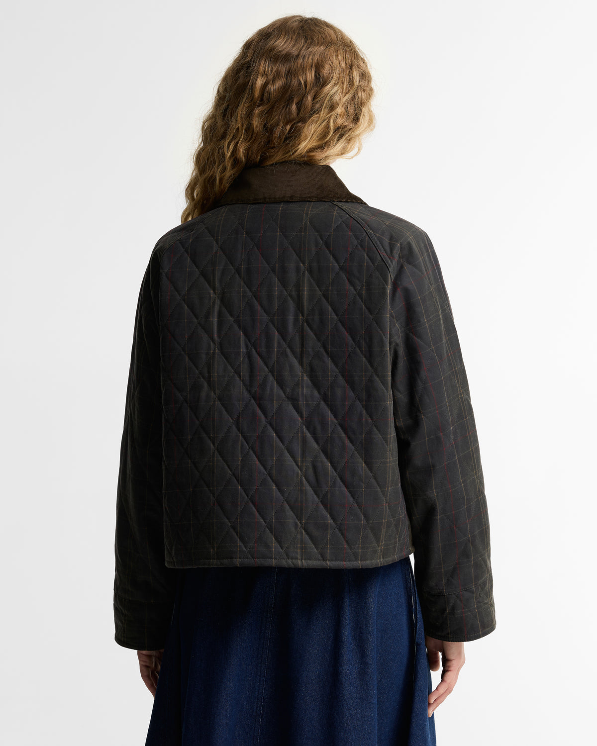 Barbour Tartan Reimagined Icons Tartan Quilted Spey Wax