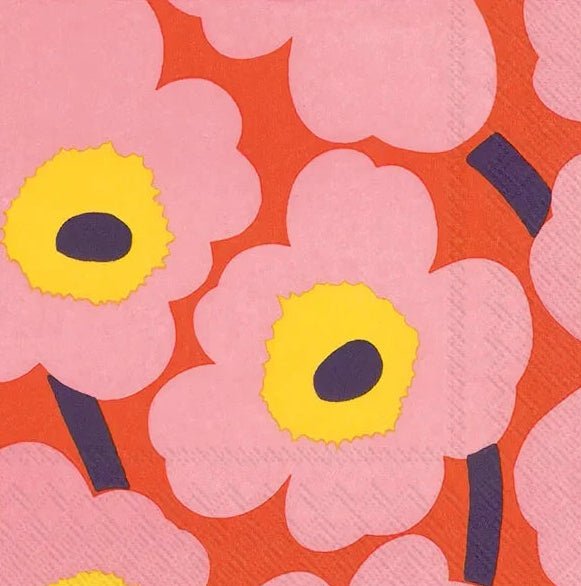 marimekko Unikko Rose Orange