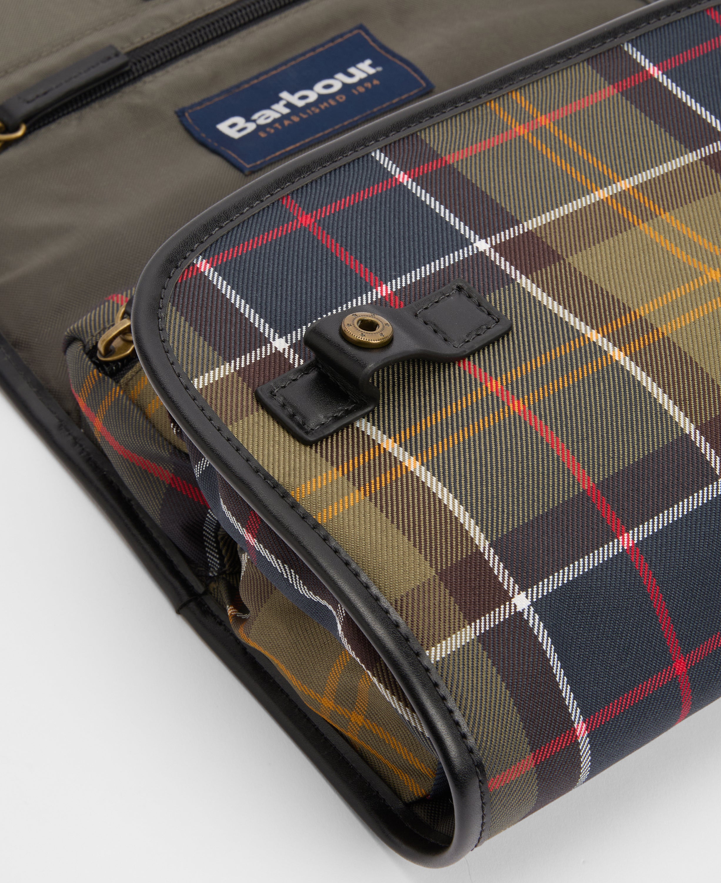 Barbour Tartan Hanging Wash Bag - Classic