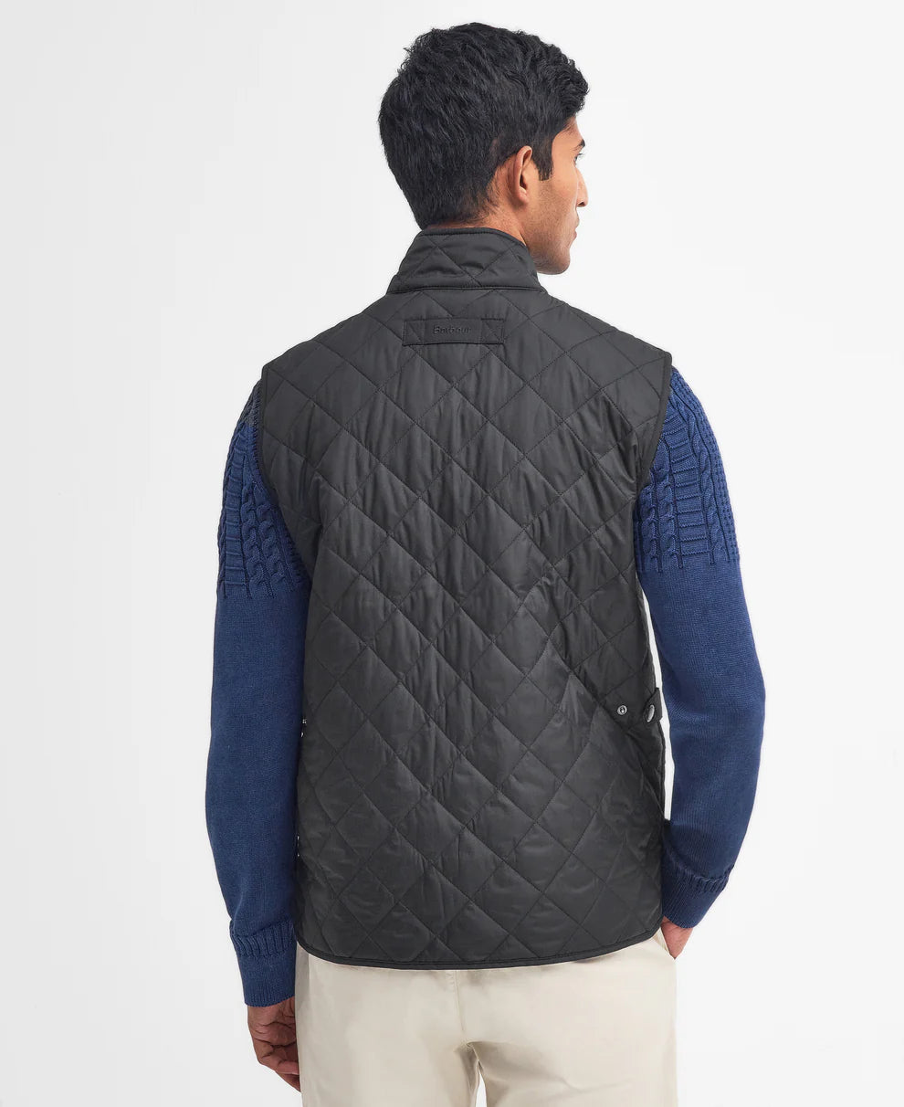 Barbour New Lowerdale Quilted  Gilet Black