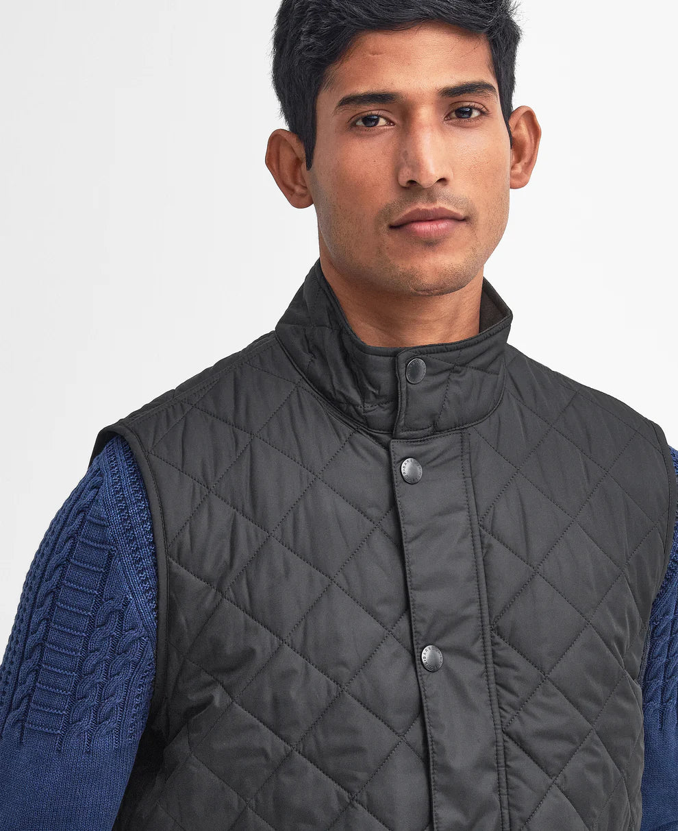 Barbour New Lowerdale Quilted  Gilet Black