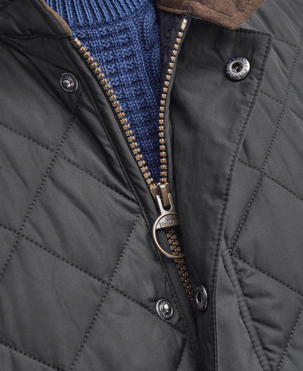 Barbour New Lowerdale Quilted  Gilet Black