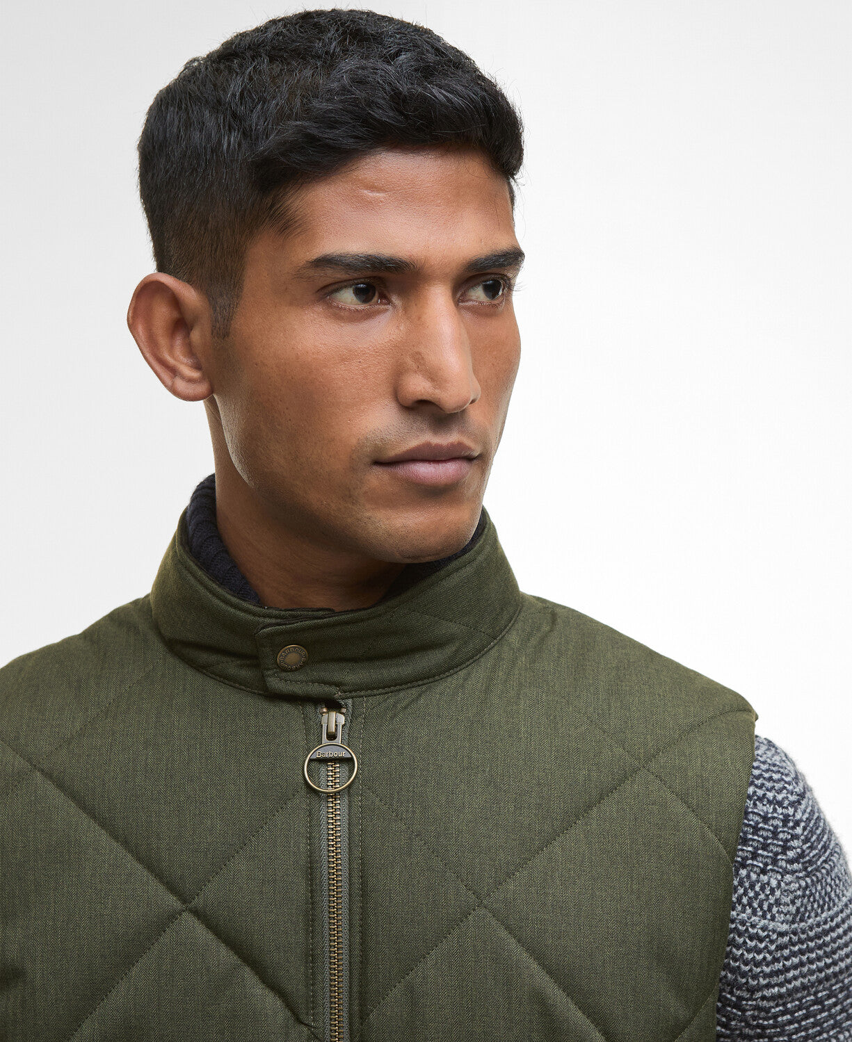 Barbour City Harrington Quilted Gilet-Olive