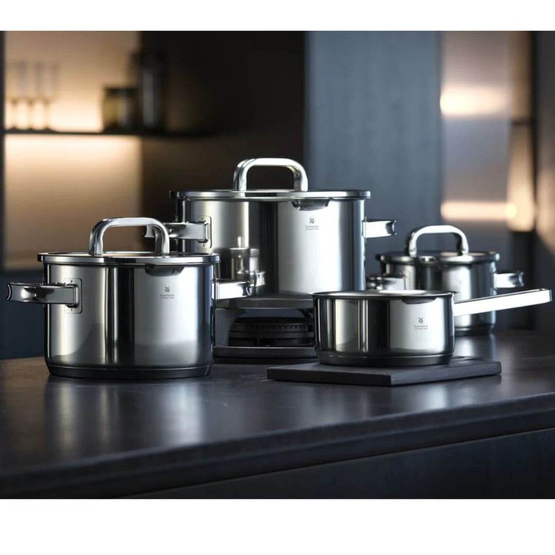 Function 4 Black Cookware Set 4pce