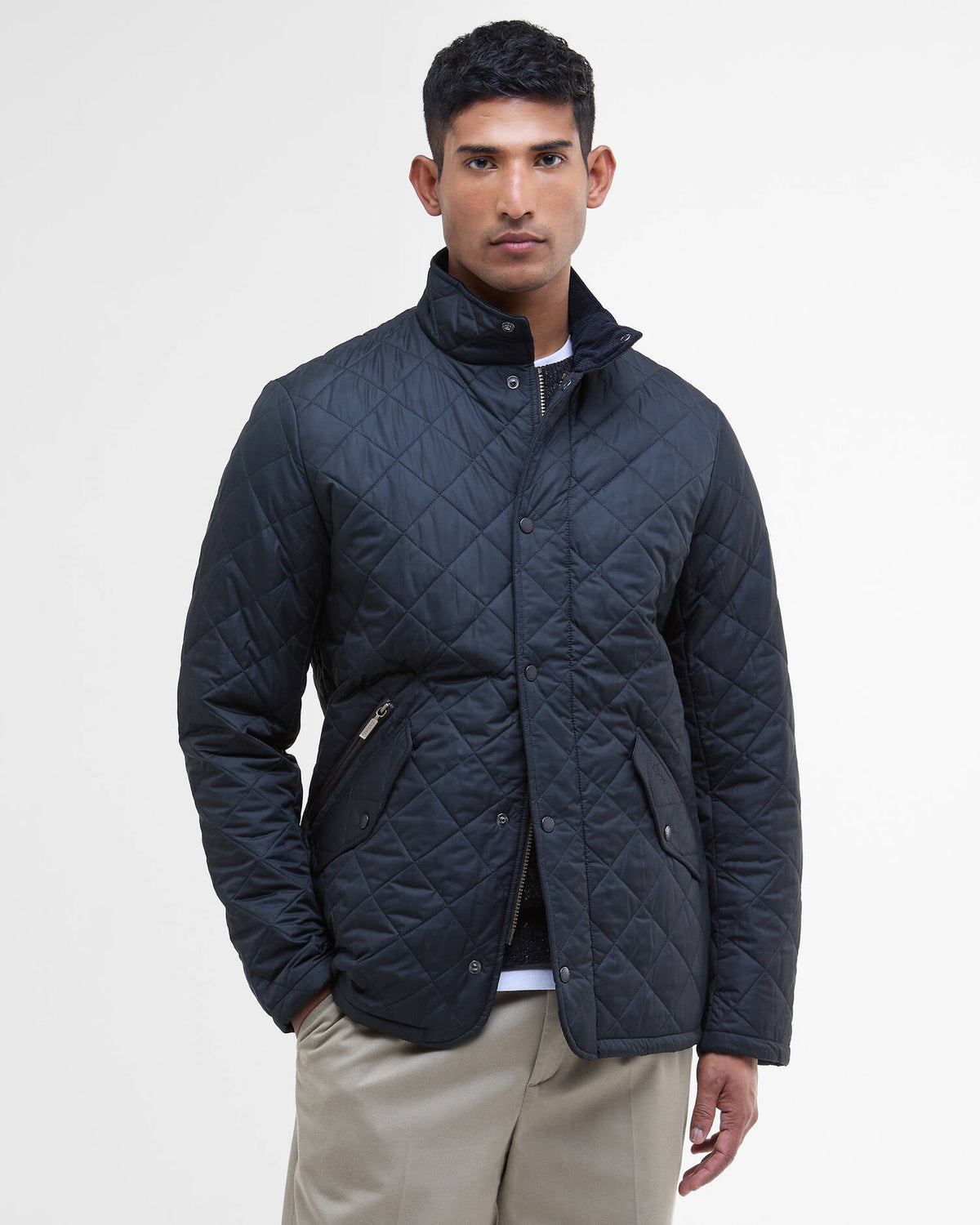 Barbour Chelsea Quilted Jacket Navy