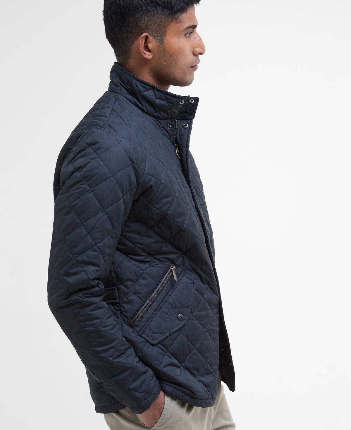 Barbour Chelsea Quilted Jacket Navy
