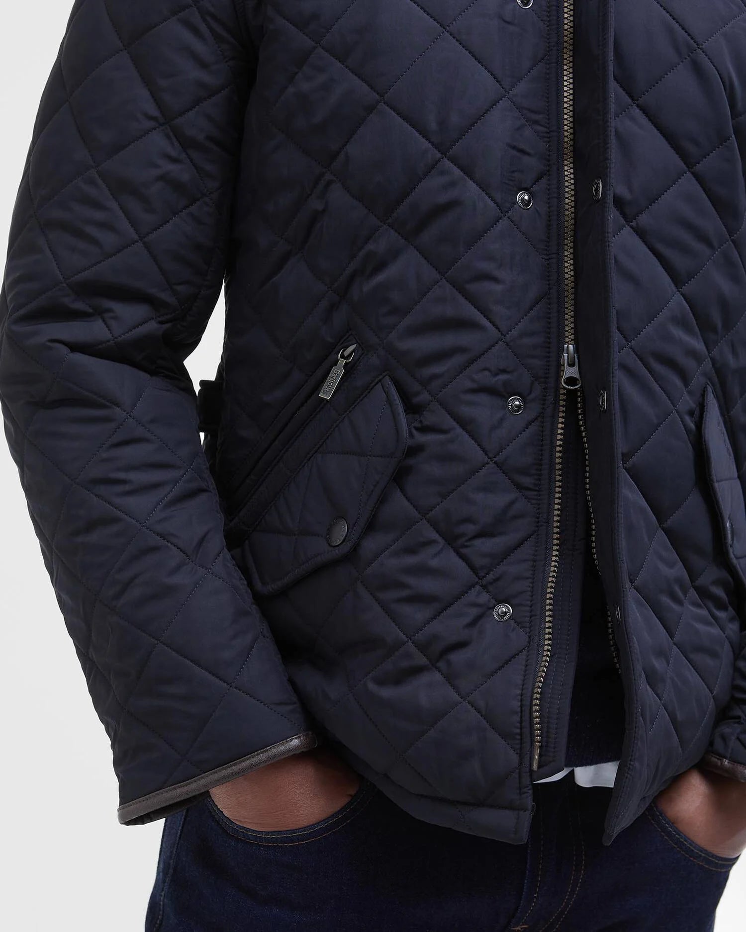Barbour Powell Quilted Jacket Navy