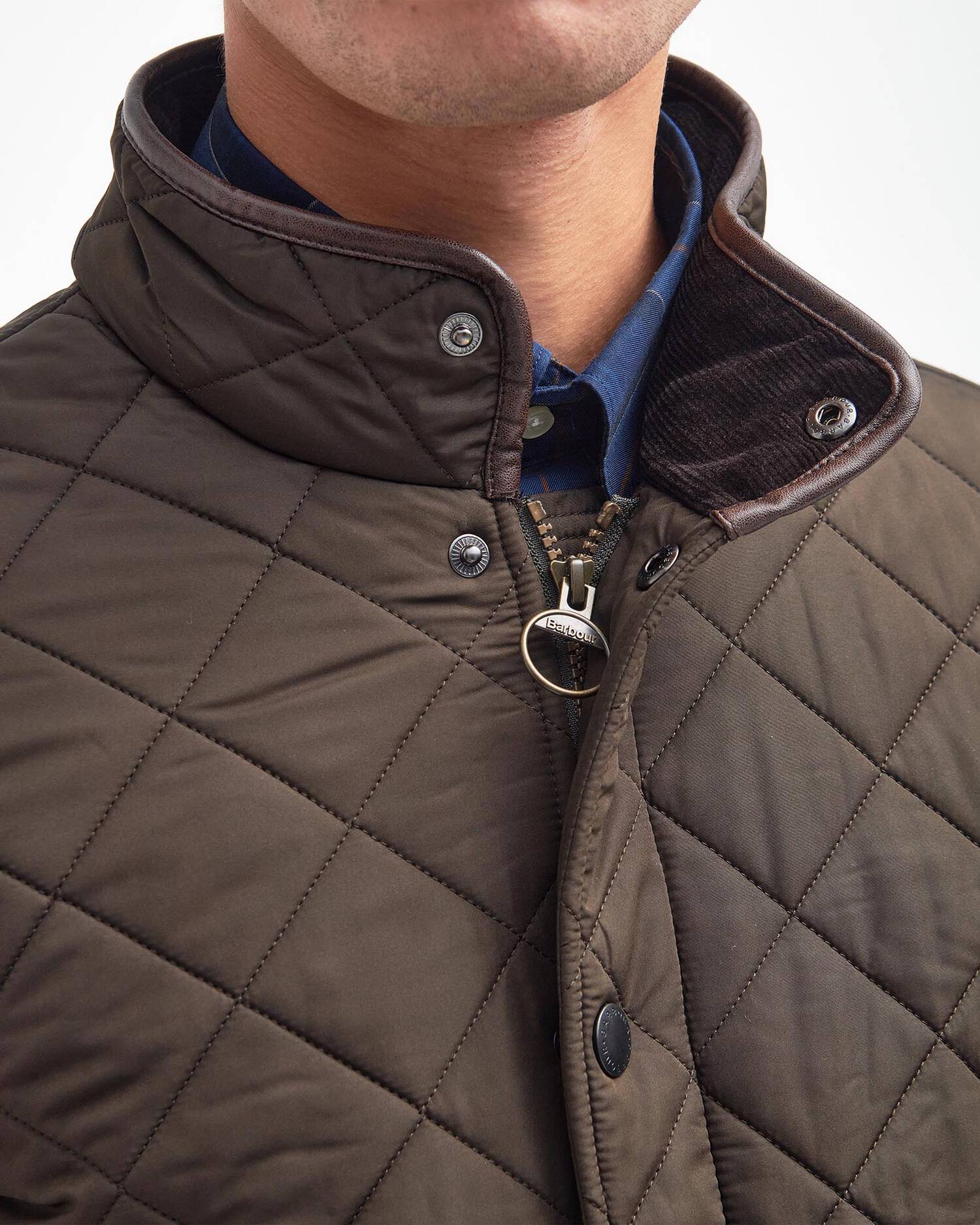 Barbour Powell Quilted Jacket Olive