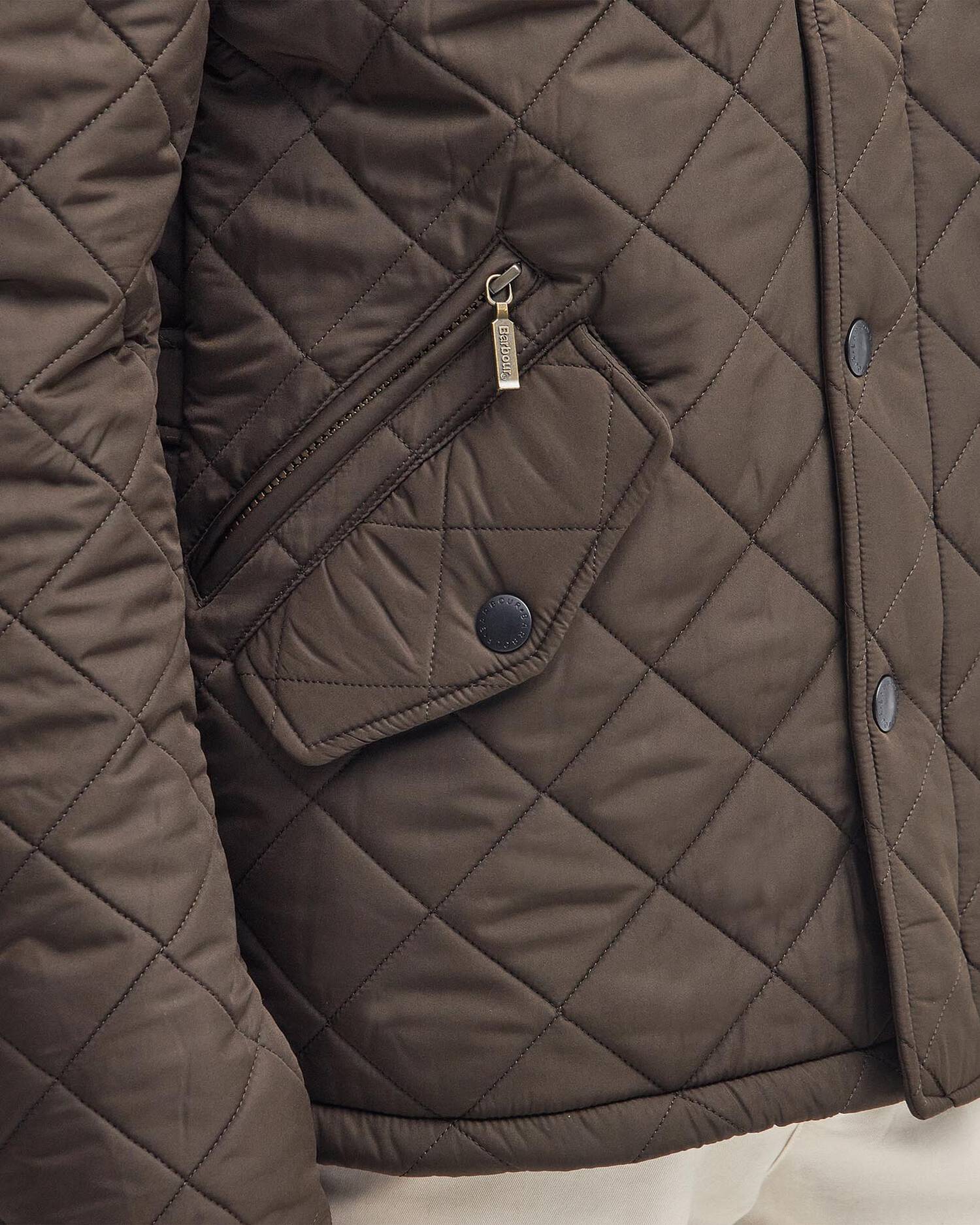 Barbour Powell Quilted Jacket Olive