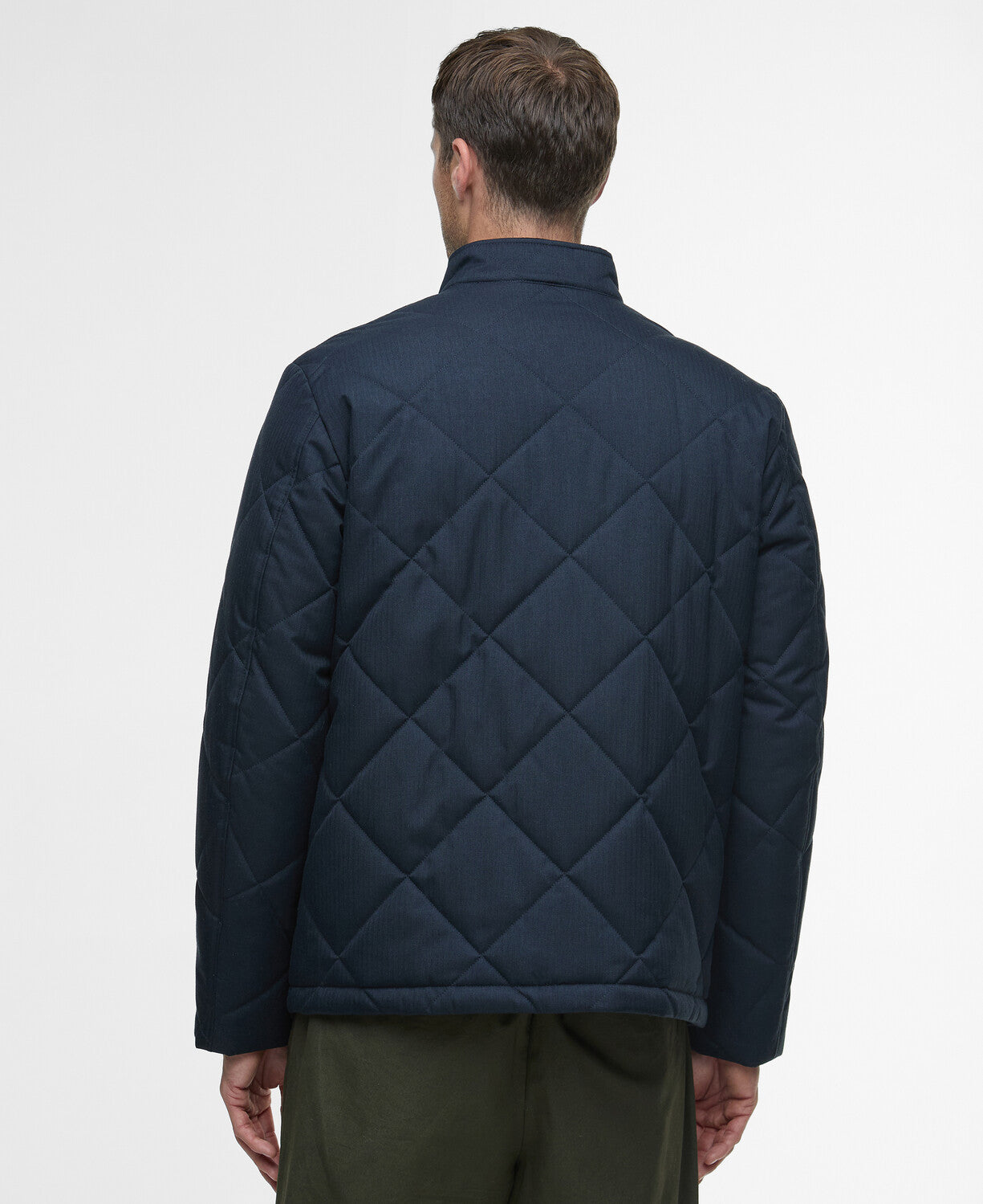 Barbour City Harrington Quilted Jacket-Navy