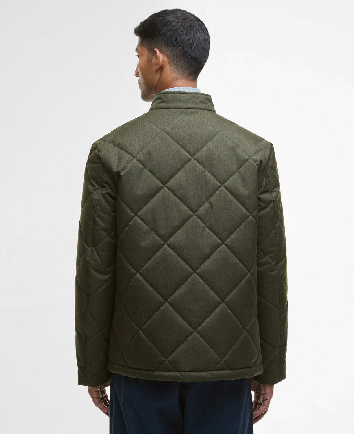 Barbour City Harrington Quilted Jacket-Olive