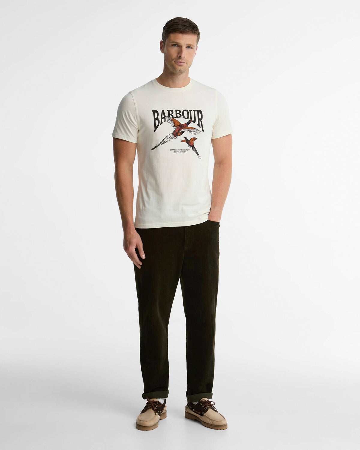Barbour Pheasant Graphic Tailored T Shirt