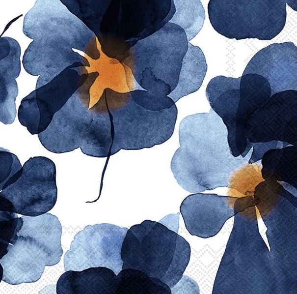 marimekko Valssi Blue Cocktail Napkin