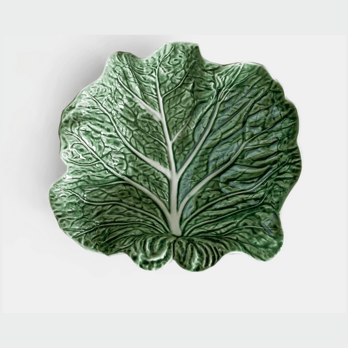 Cabbage Concave Leaf Bowl 26cm