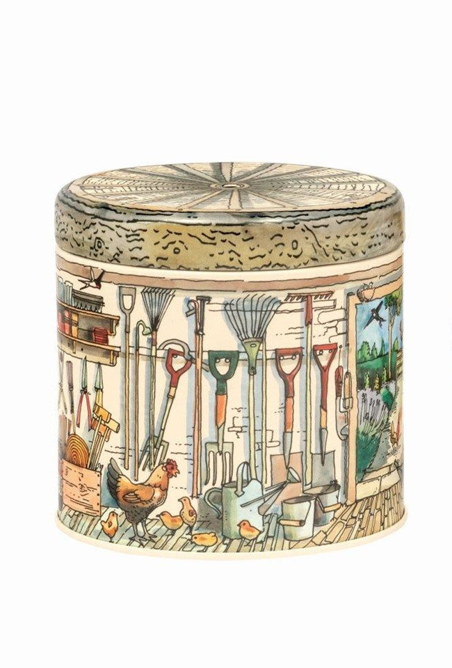 Potting Shed Tin with String