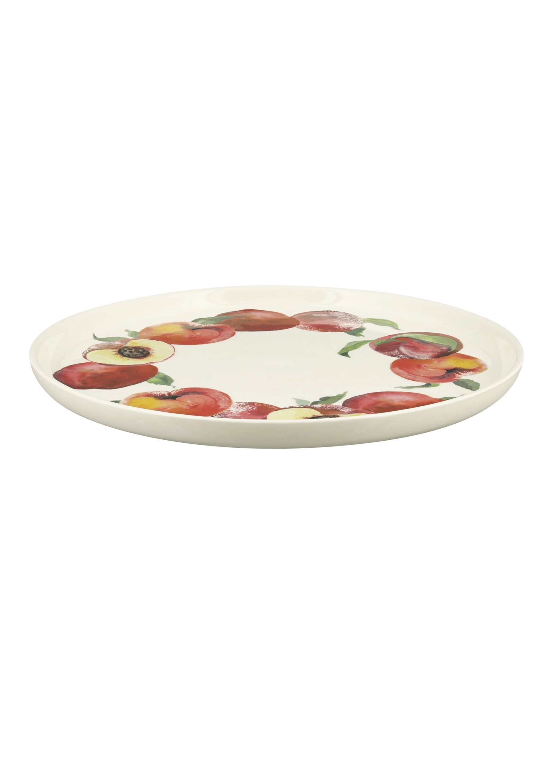 Peaches Flat Serving Plate