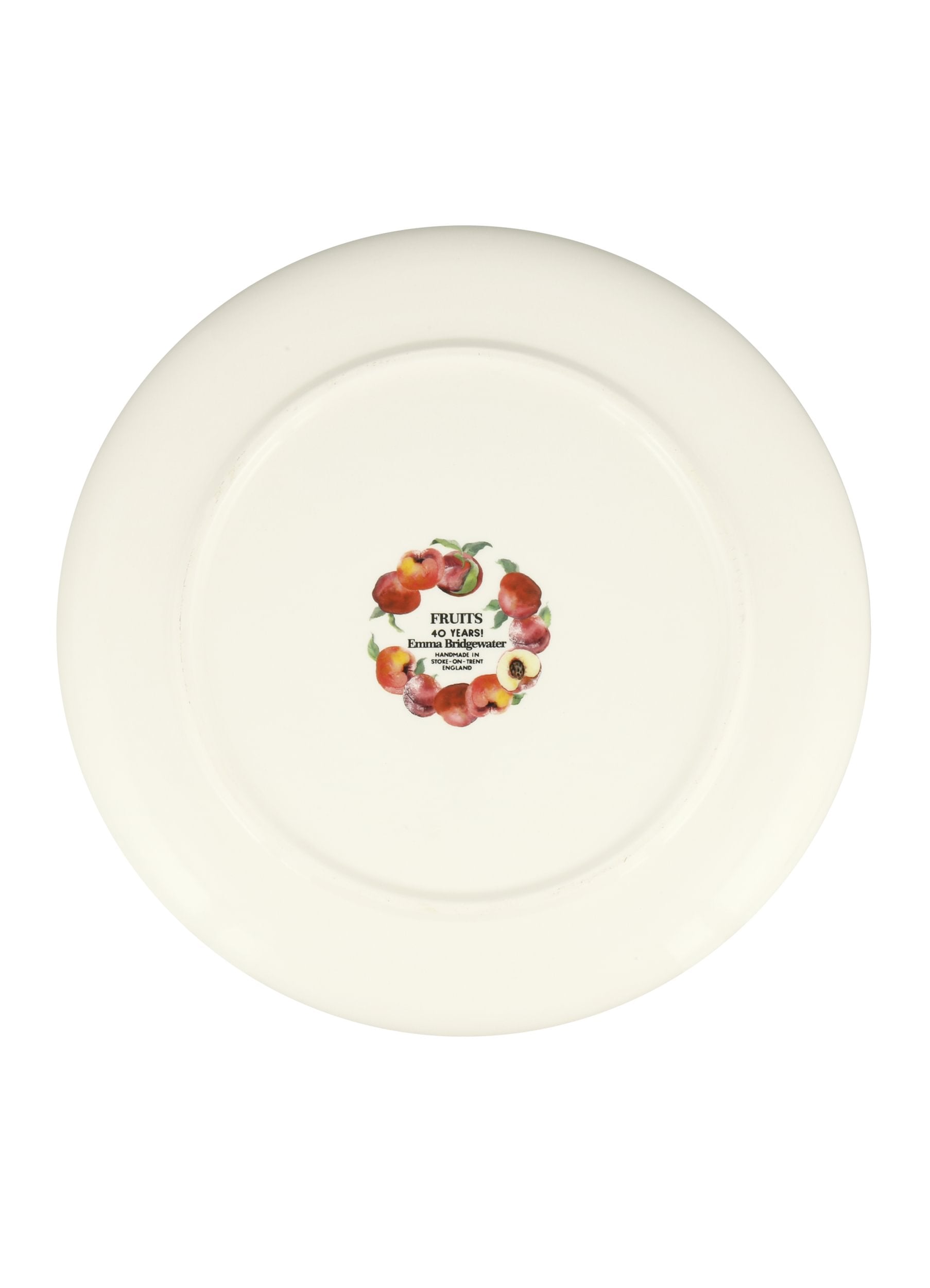 Peaches Flat Serving Plate