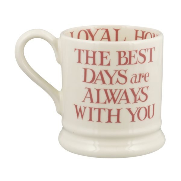 Half Pint Mug Pink Toast My Brillant Friend