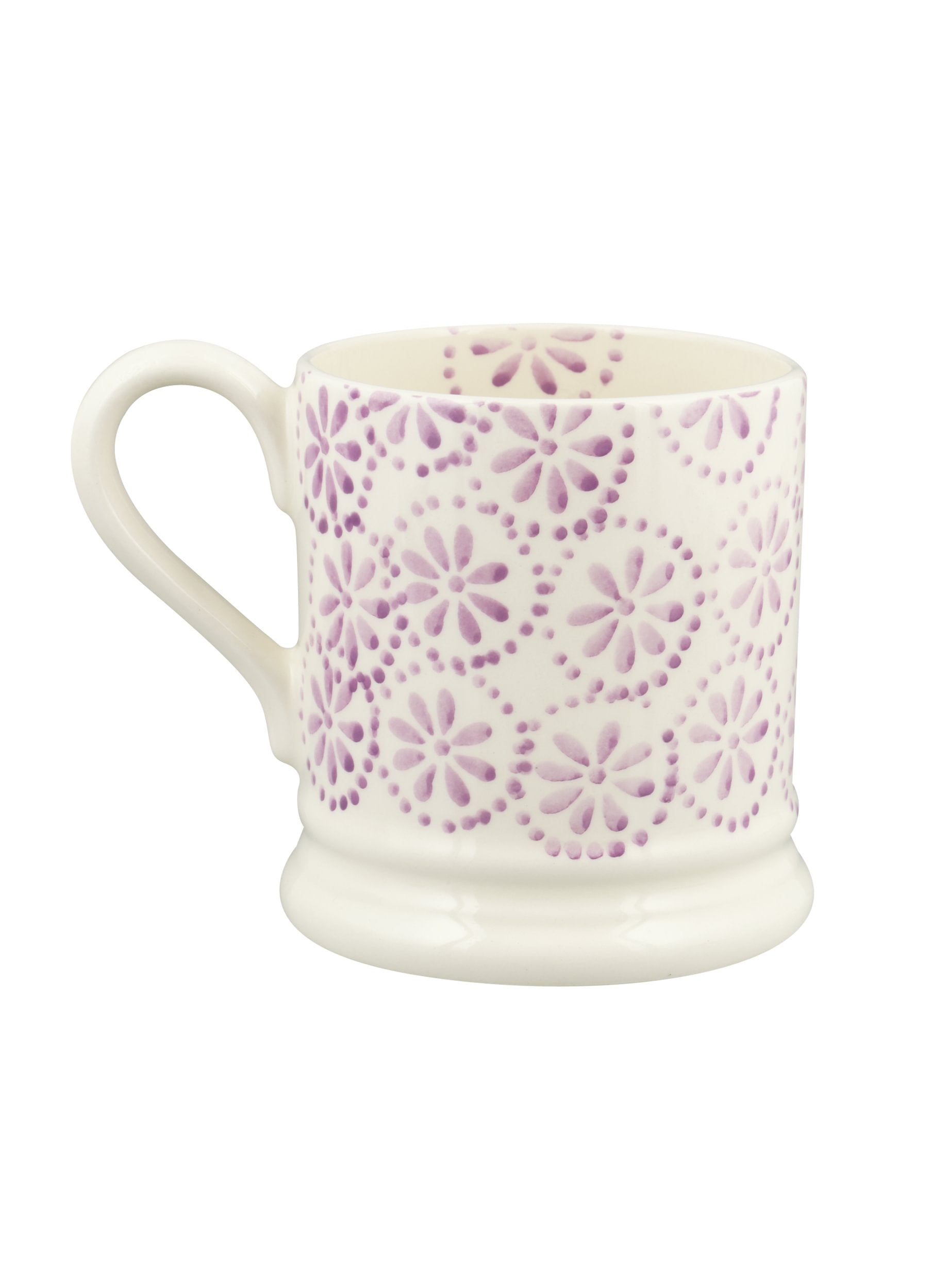 Daisy Spot Plum Half Pint Mug