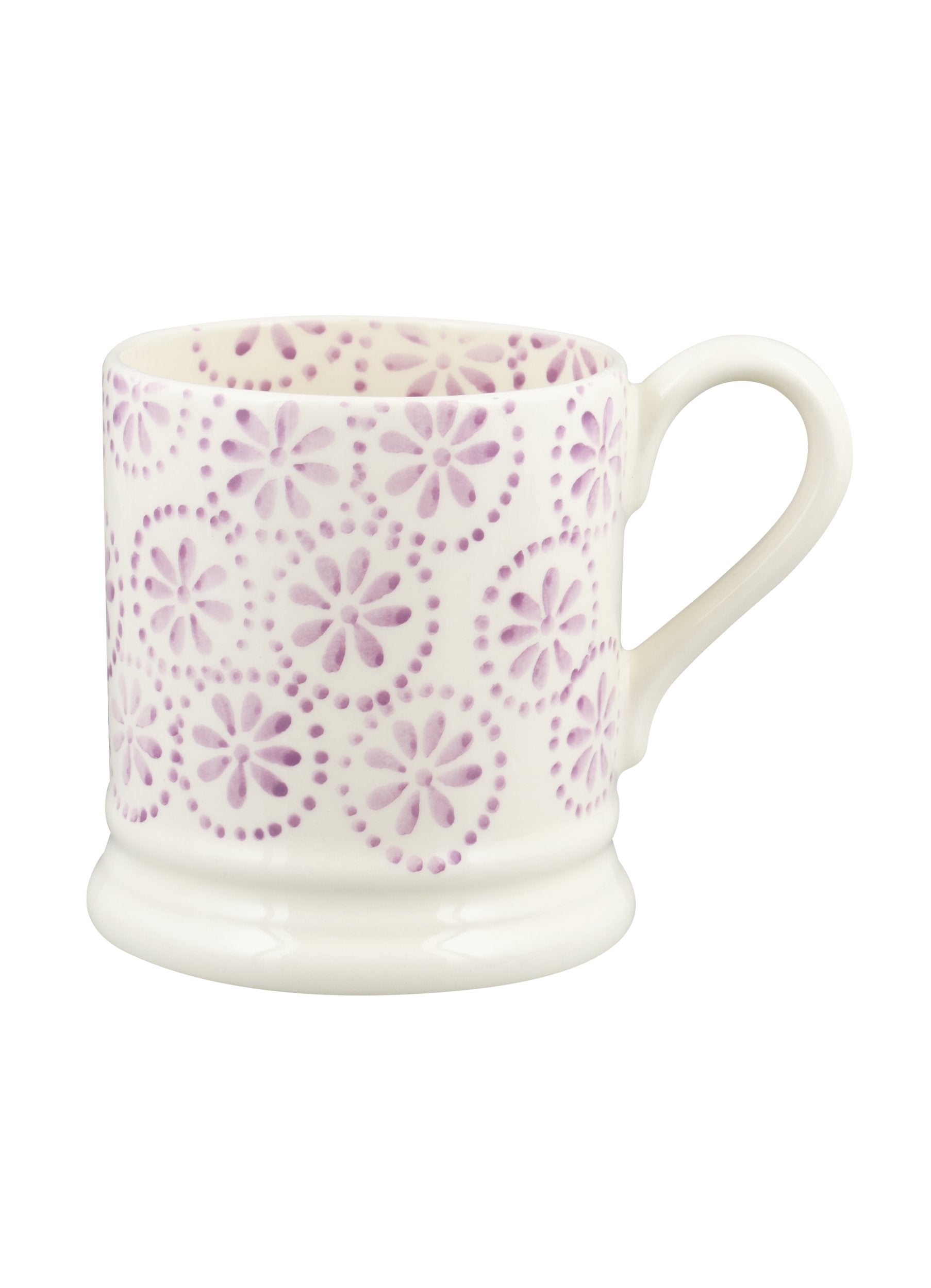 Daisy Spot Plum Half Pint Mug