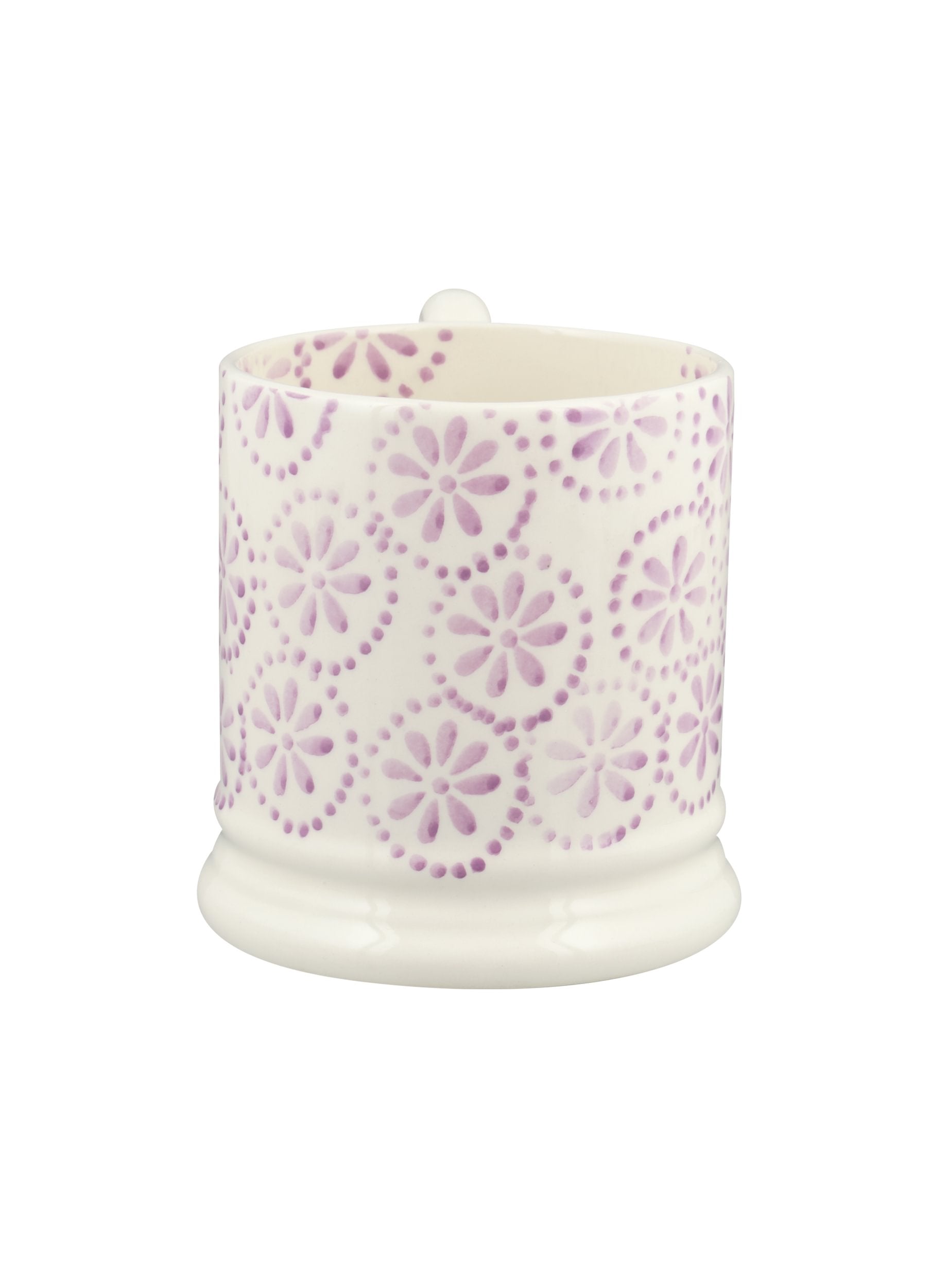 Daisy Spot Plum Half Pint Mug
