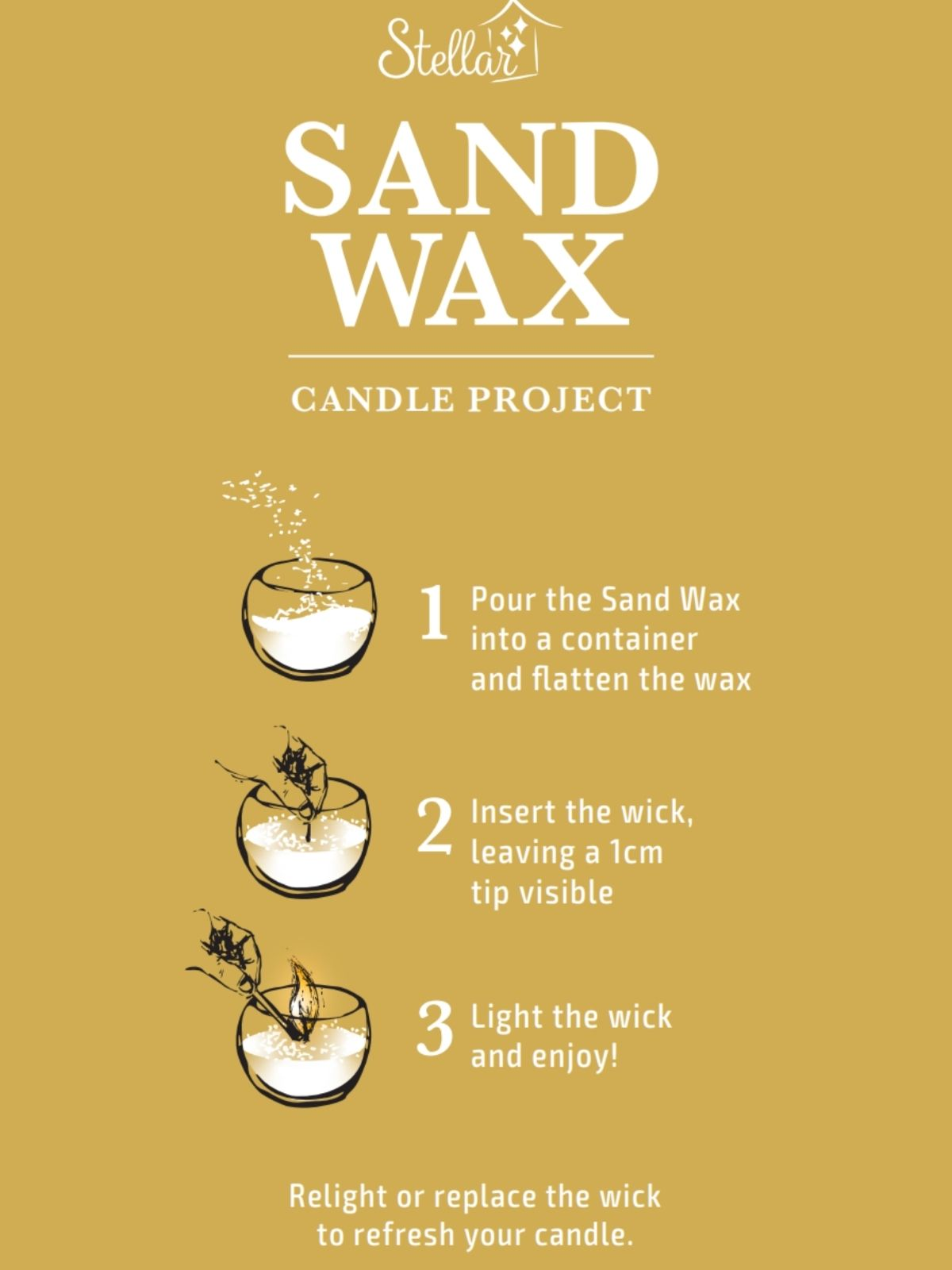 Sand Wax 500gm