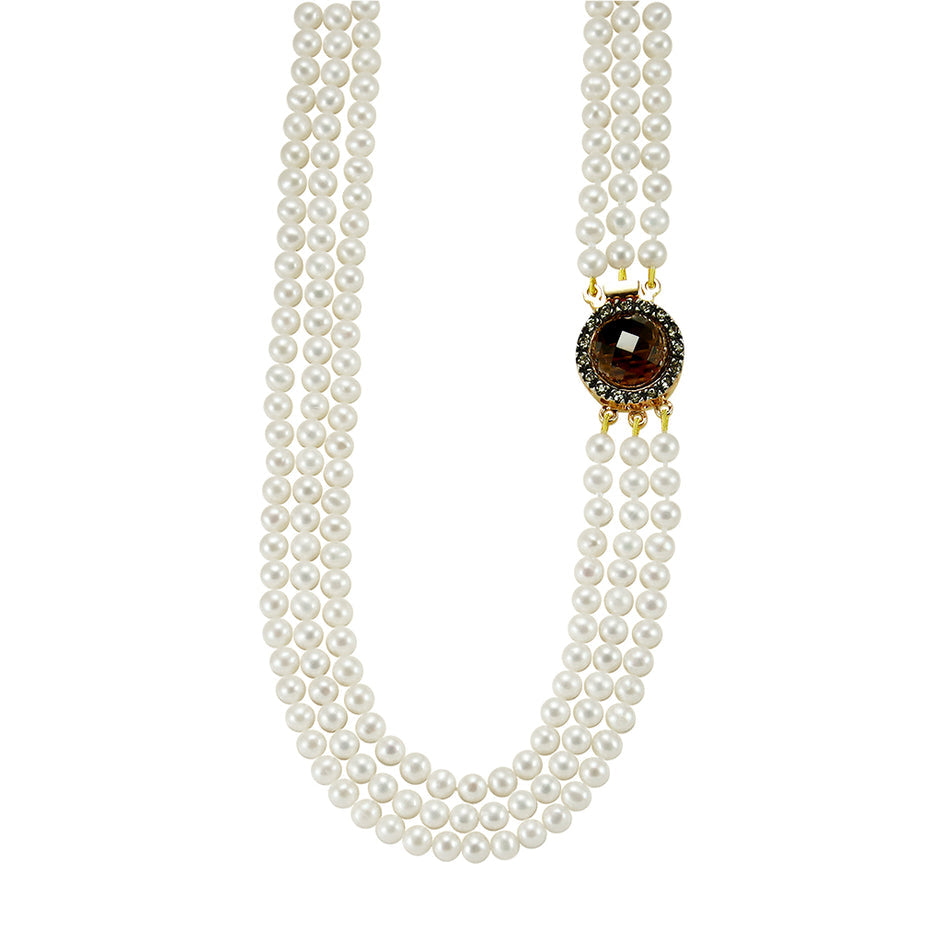 Pearl Necklace - Triple Strand