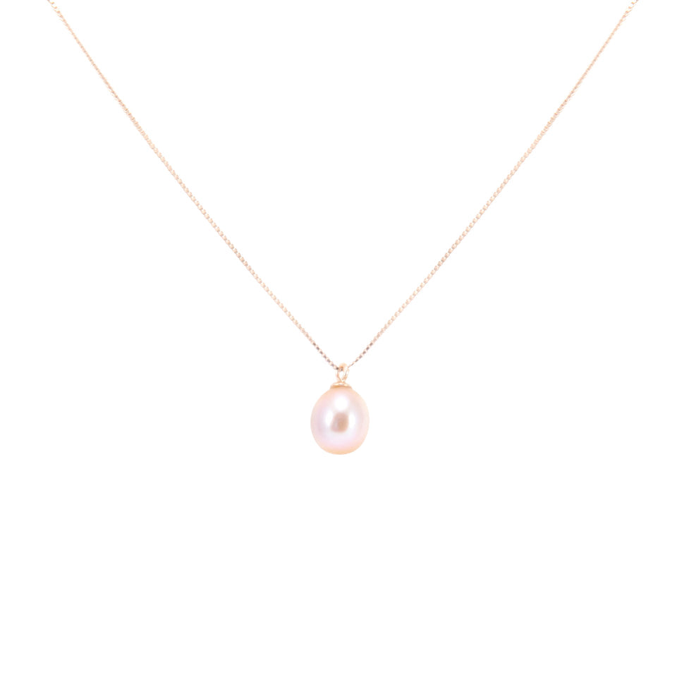 Pendant Pink Pearl Drop RG