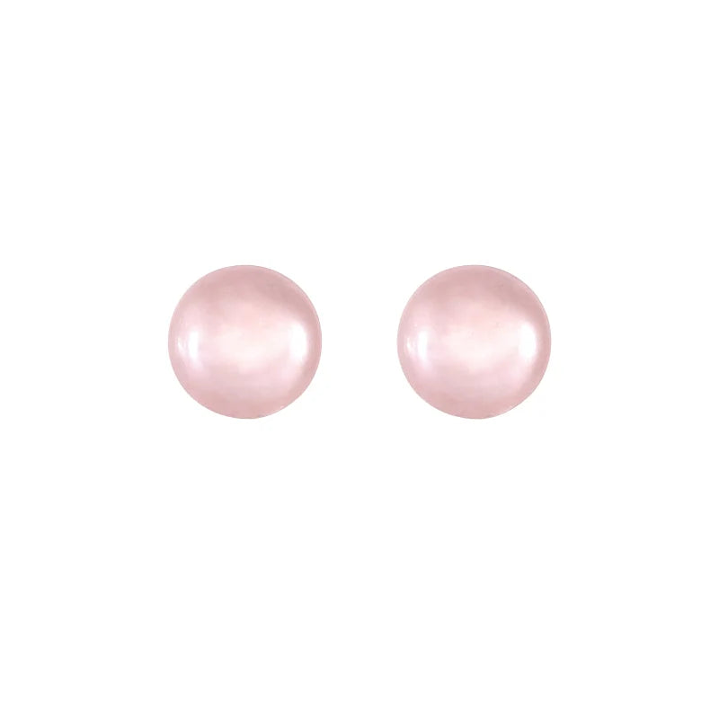 Pink Pearl Stud 10.5mm
