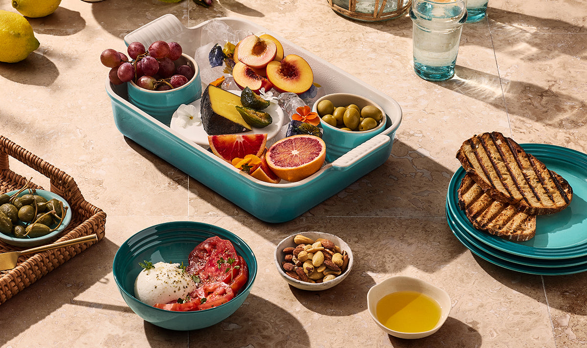 Heritage Rectangular Dish 26cm - Bleu Riviera