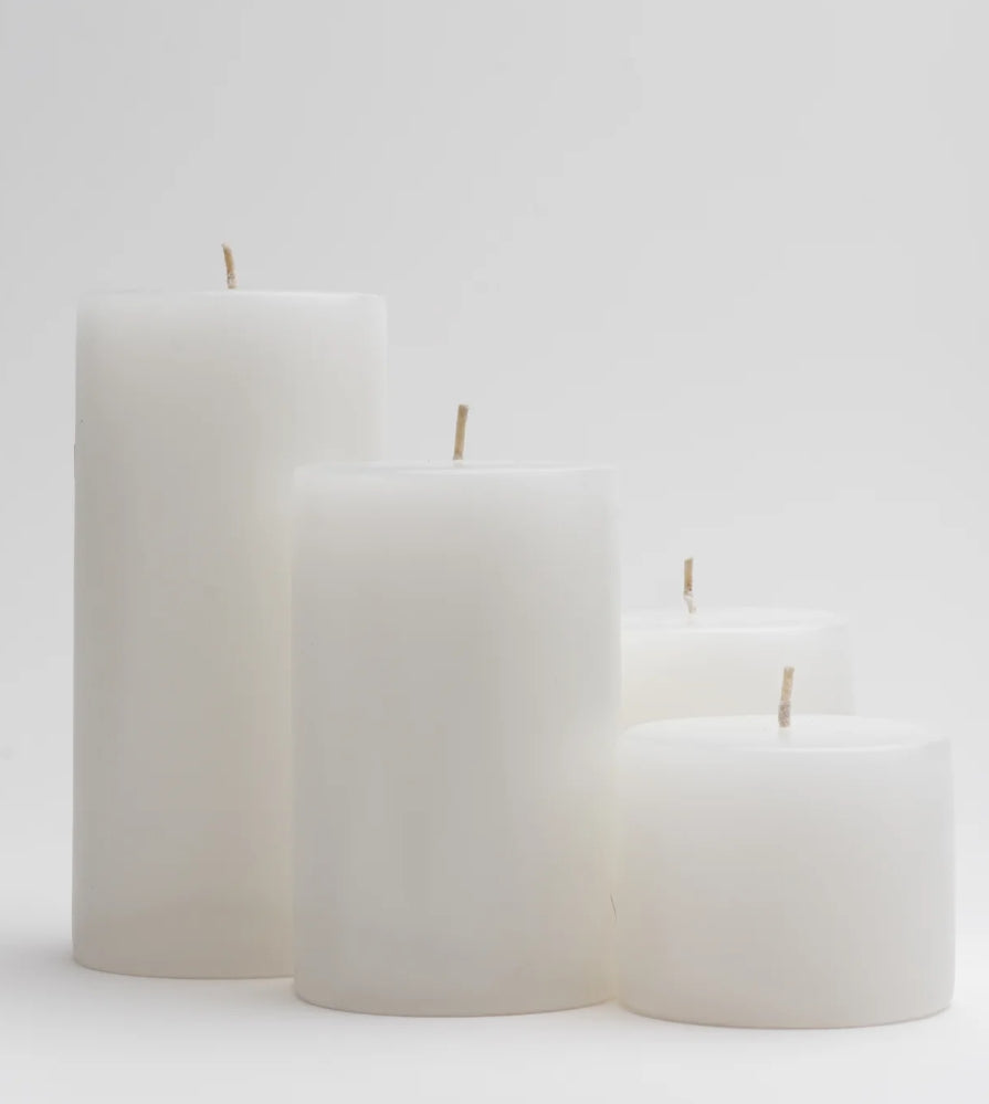 White Pillar Candle 95x150mm