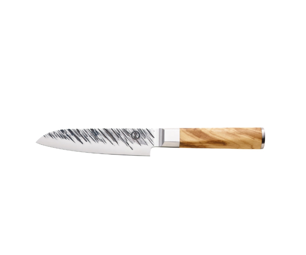 Olive Wood Santoku Knife 13cm