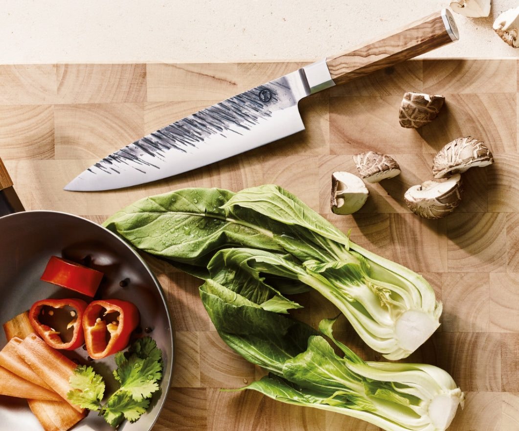 Olive Wood Chefs Knife 20cm