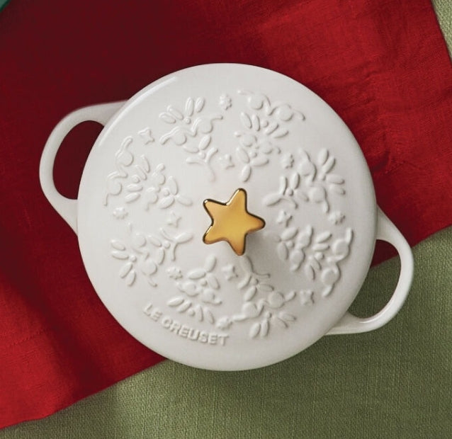 Mini Cocotte - Star Knob 14cm White
