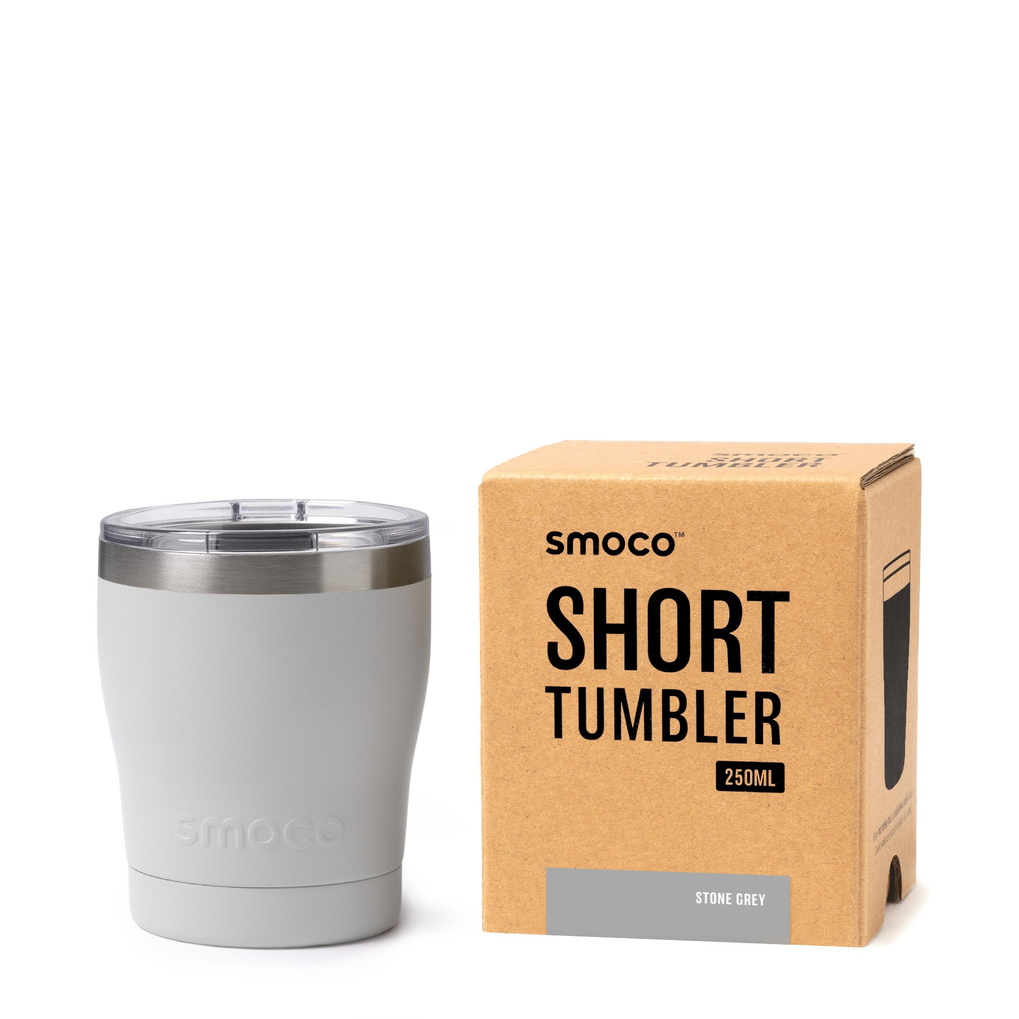 Short Tumbler- Stone Grey