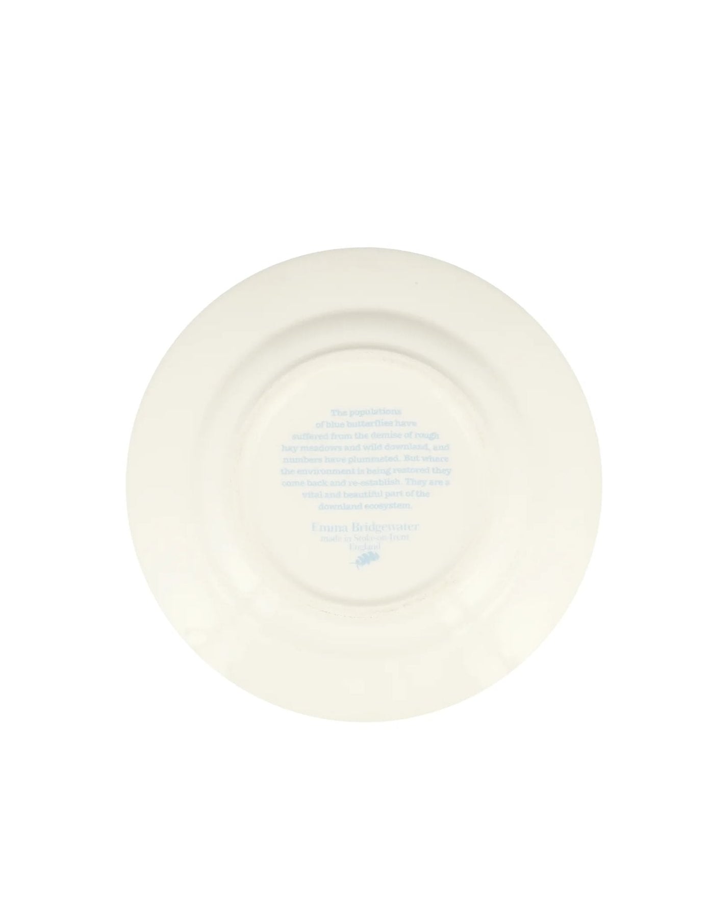 Common Blue Butterfly 6 1/2" Plate
