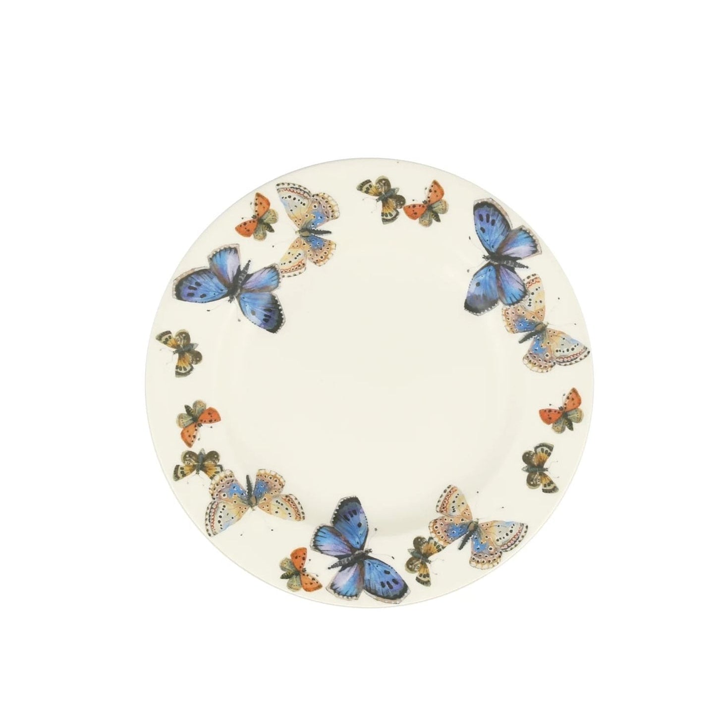 Common Blue Butterfly 6 1/2" Plate