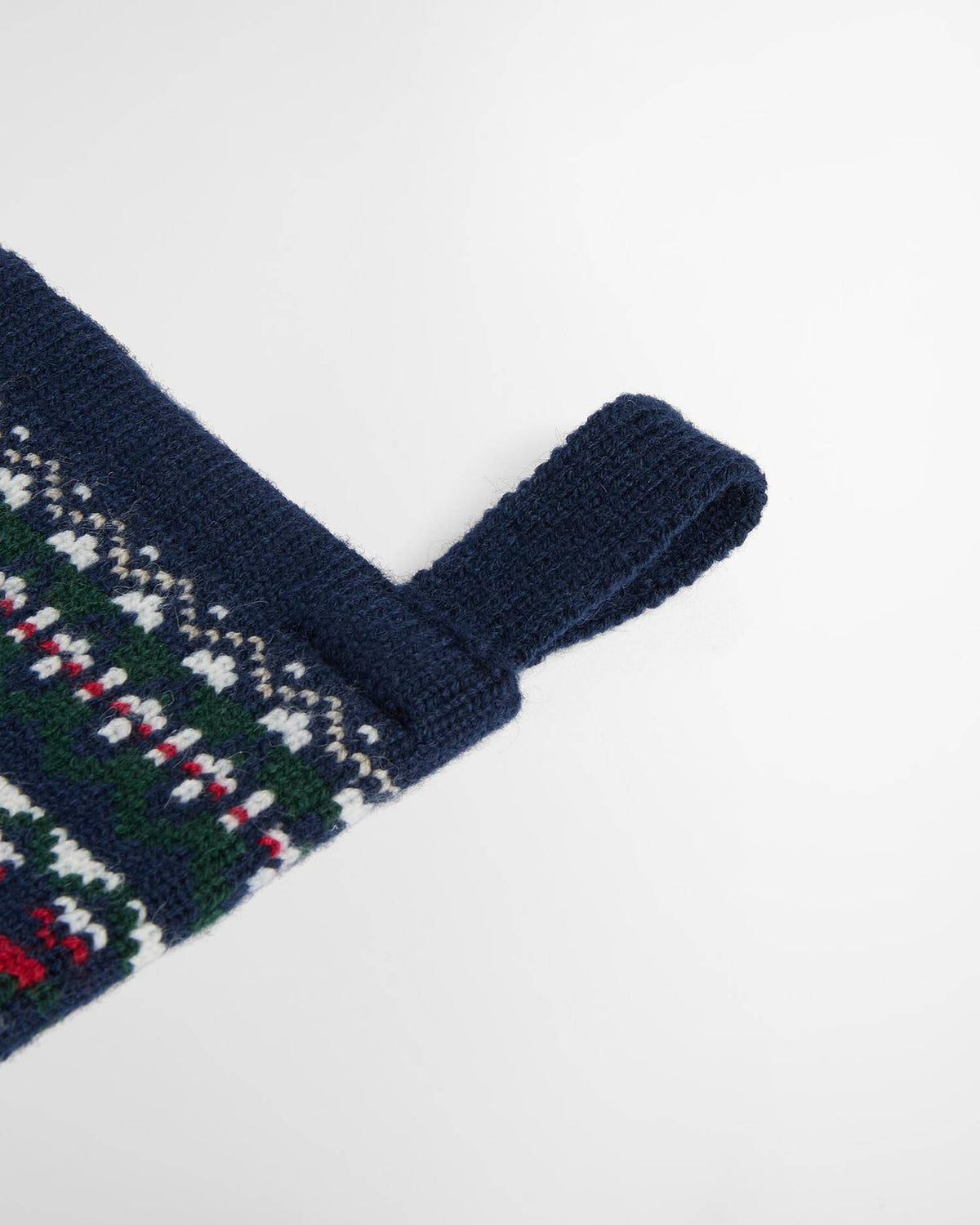 Barbour Marlow Christmas Stocking Navy Festive