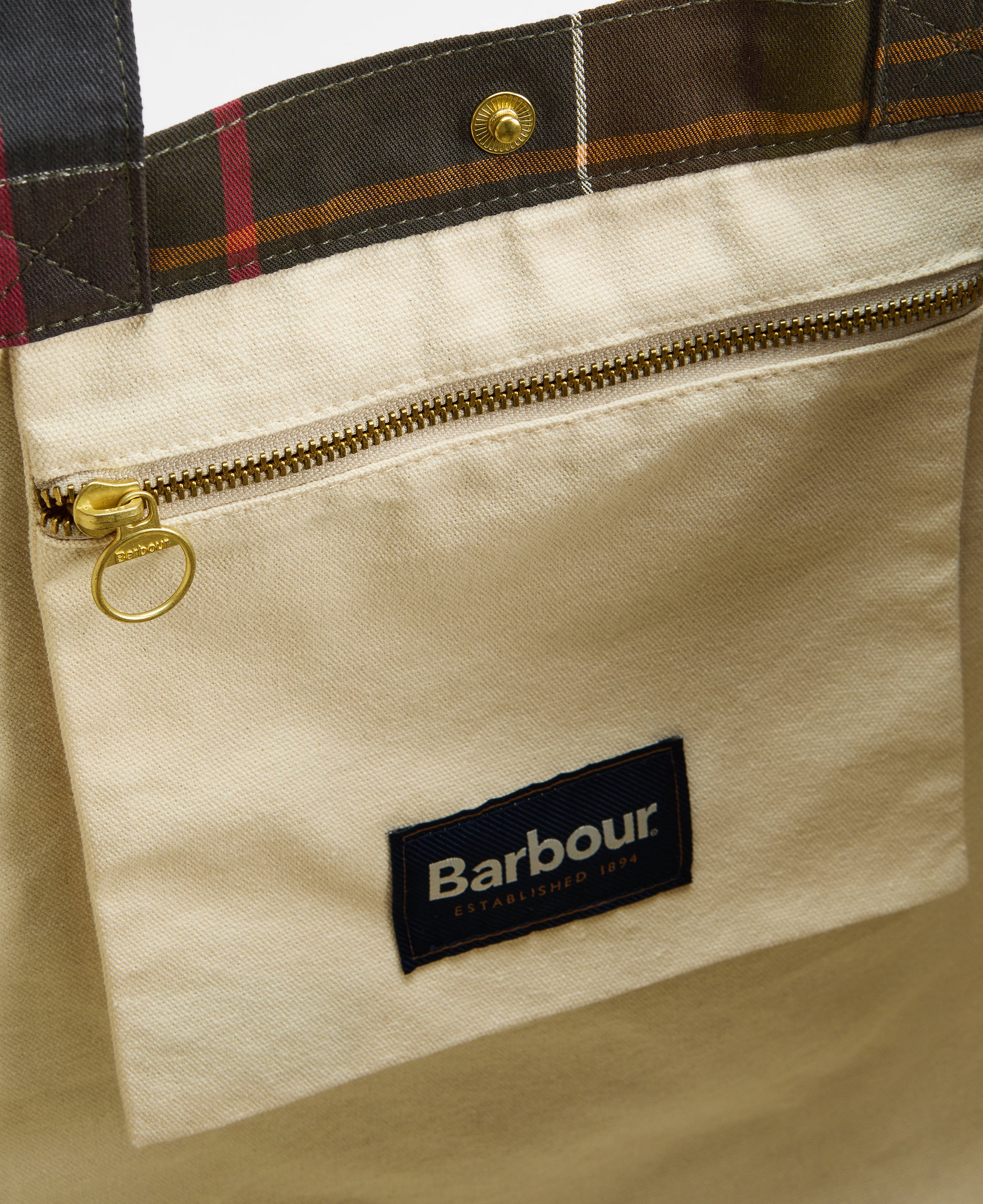 Barbour Telfield Tartan Tote Bag