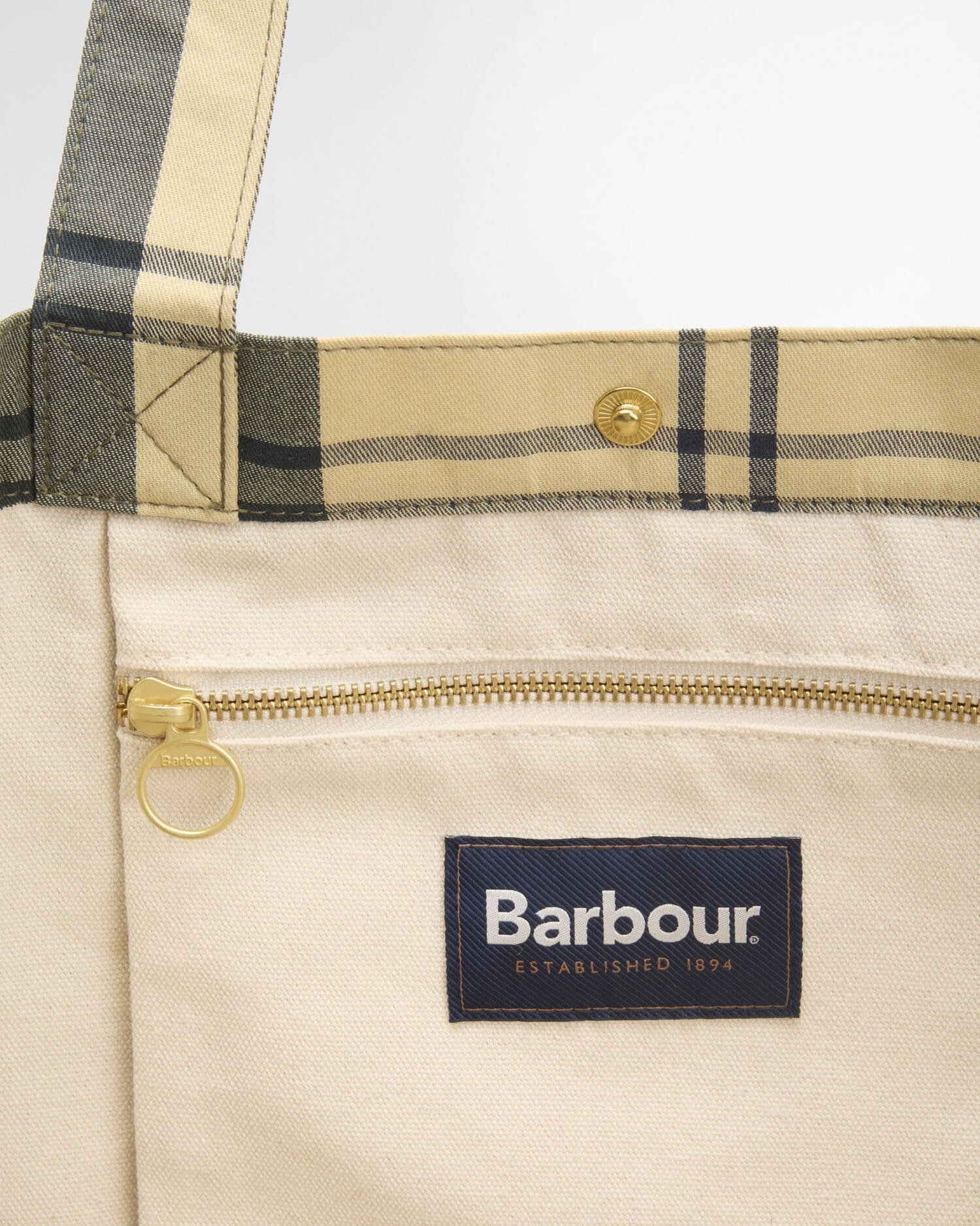 Barbour Telfield Tartan Tote Bag Ancient Tartan