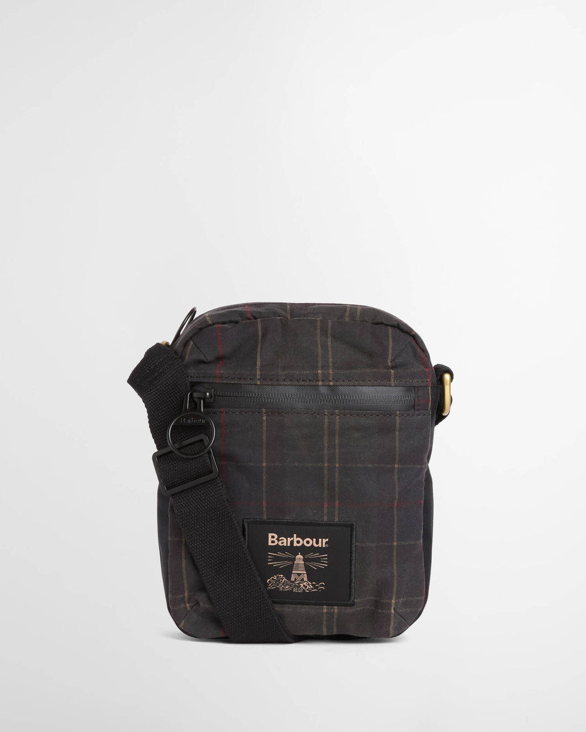 Barbour Field Tartan Wax Crossbody Bag