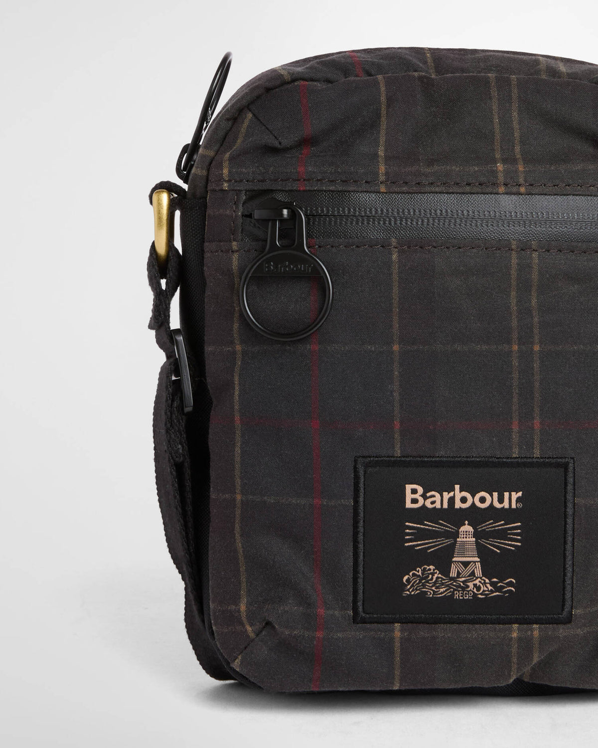 Barbour Field Tartan Wax Crossbody Bag